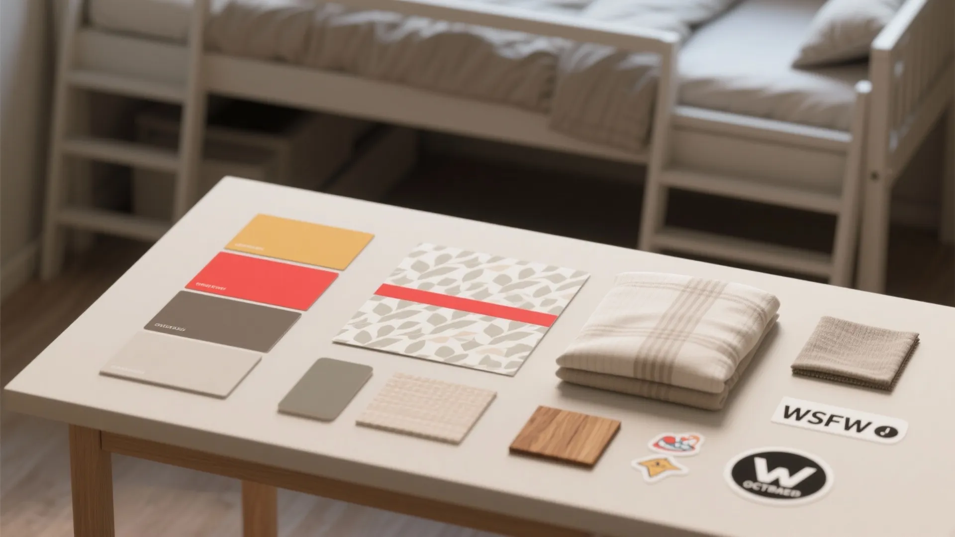 4. Play with color blocks and themed accents