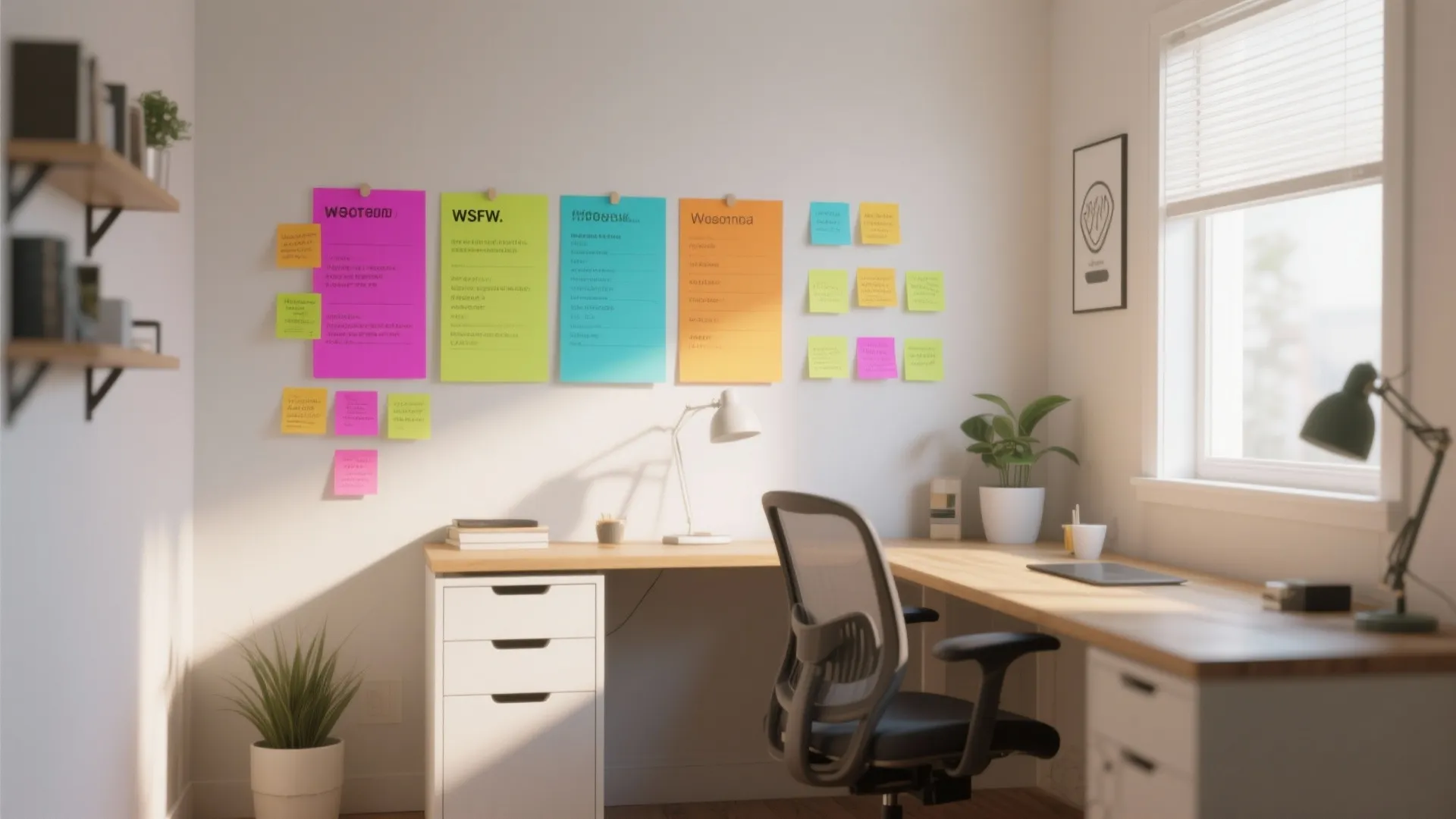 Color-Coded Idea Wall