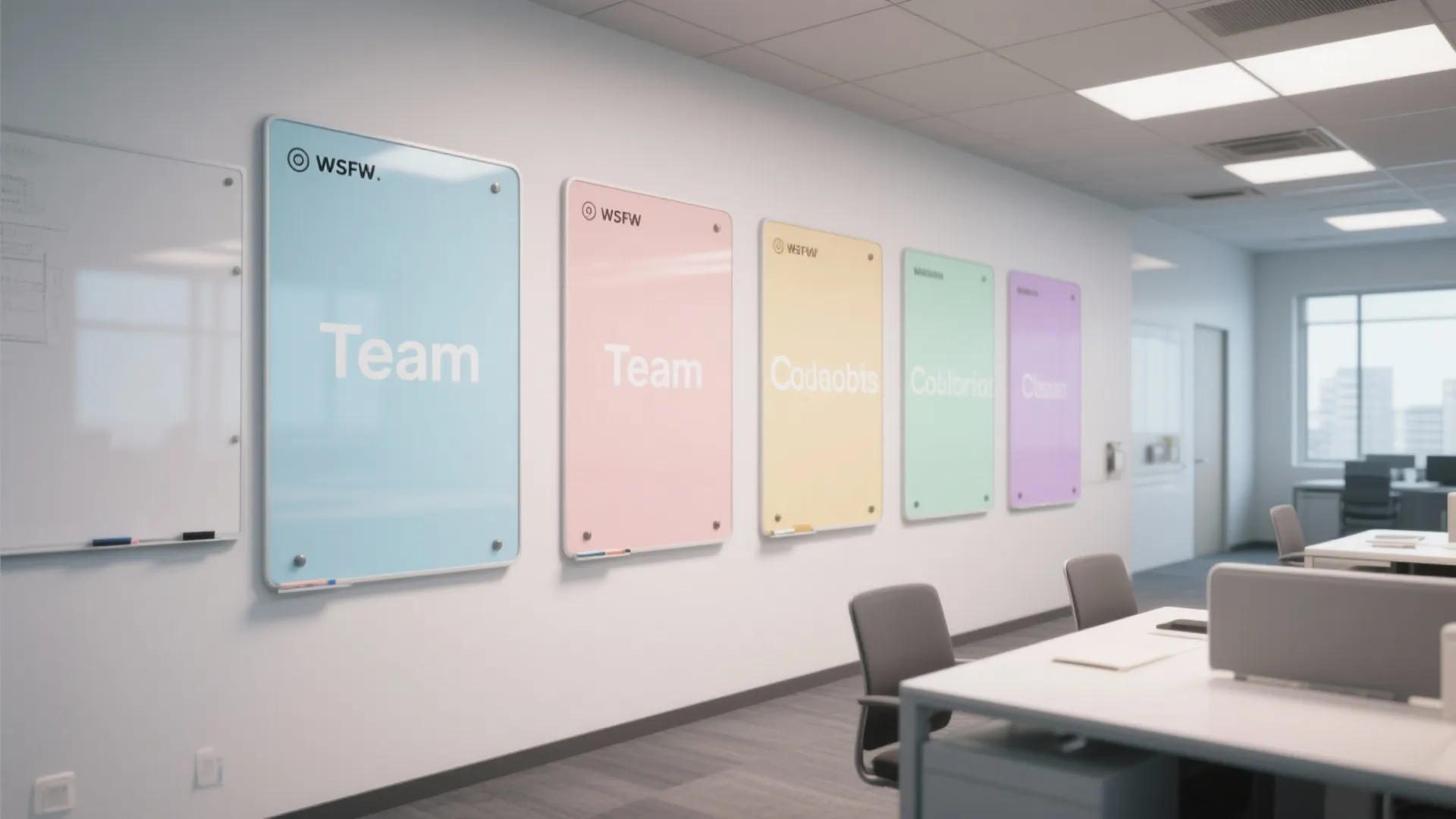 9. Color-Coded Whiteboards