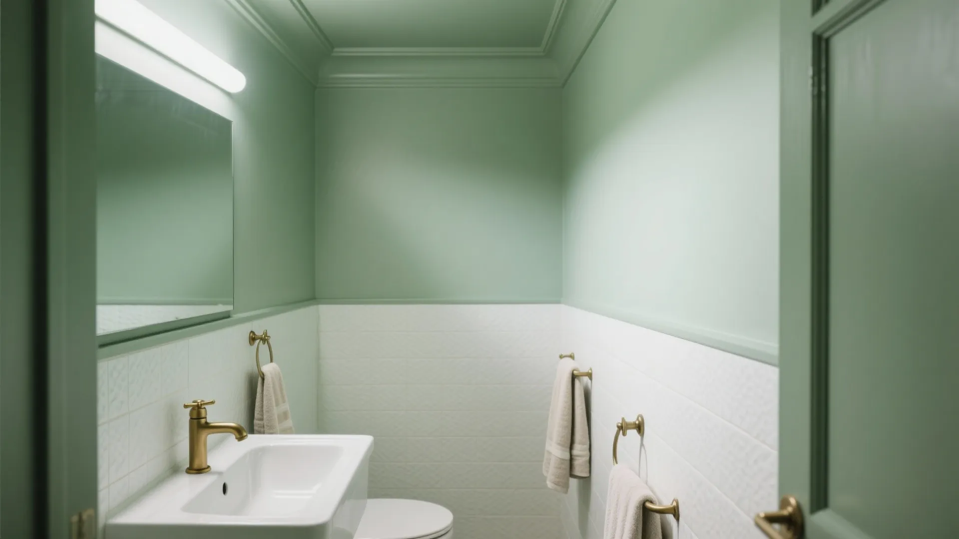 Color-Drench Serenity: One Hue Across Walls, Ceiling, and Trim