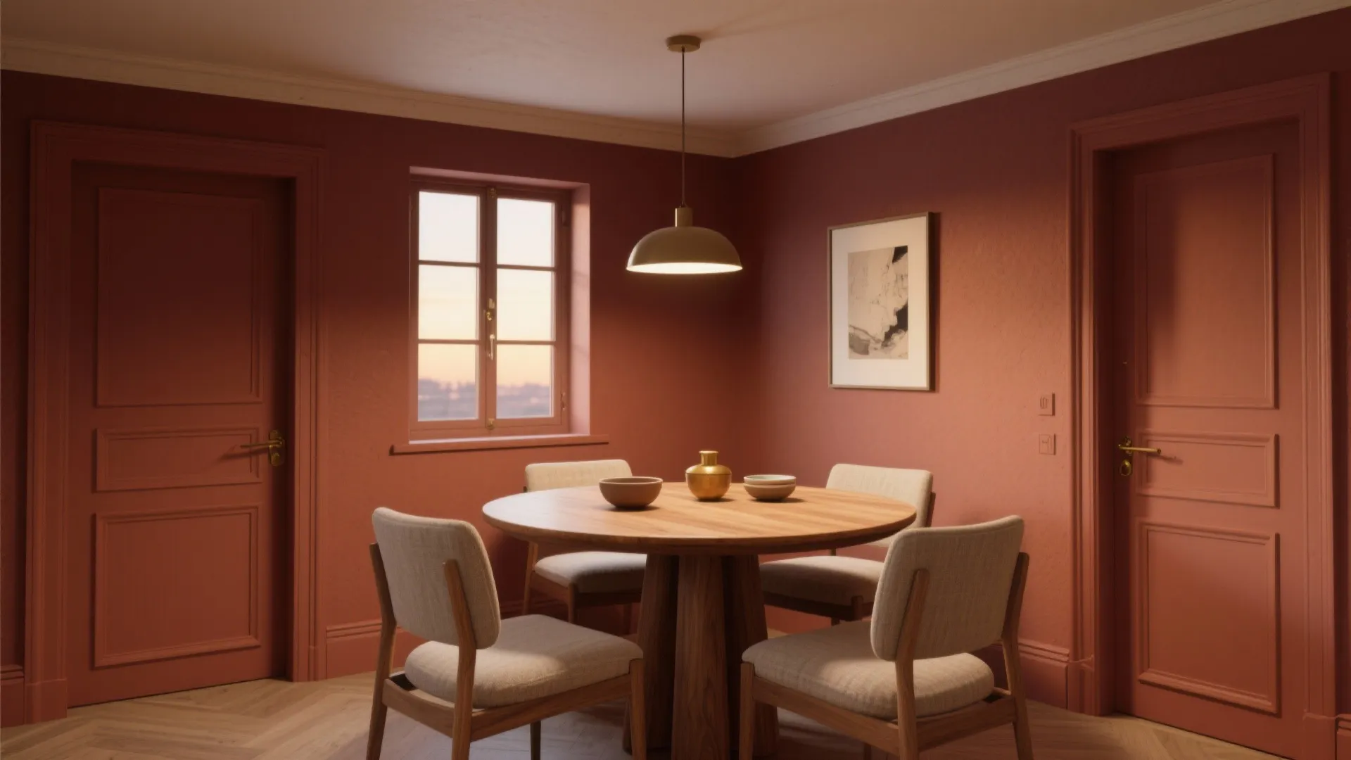 [Section: 灵感列表] Color Drenching for Immersive Dining