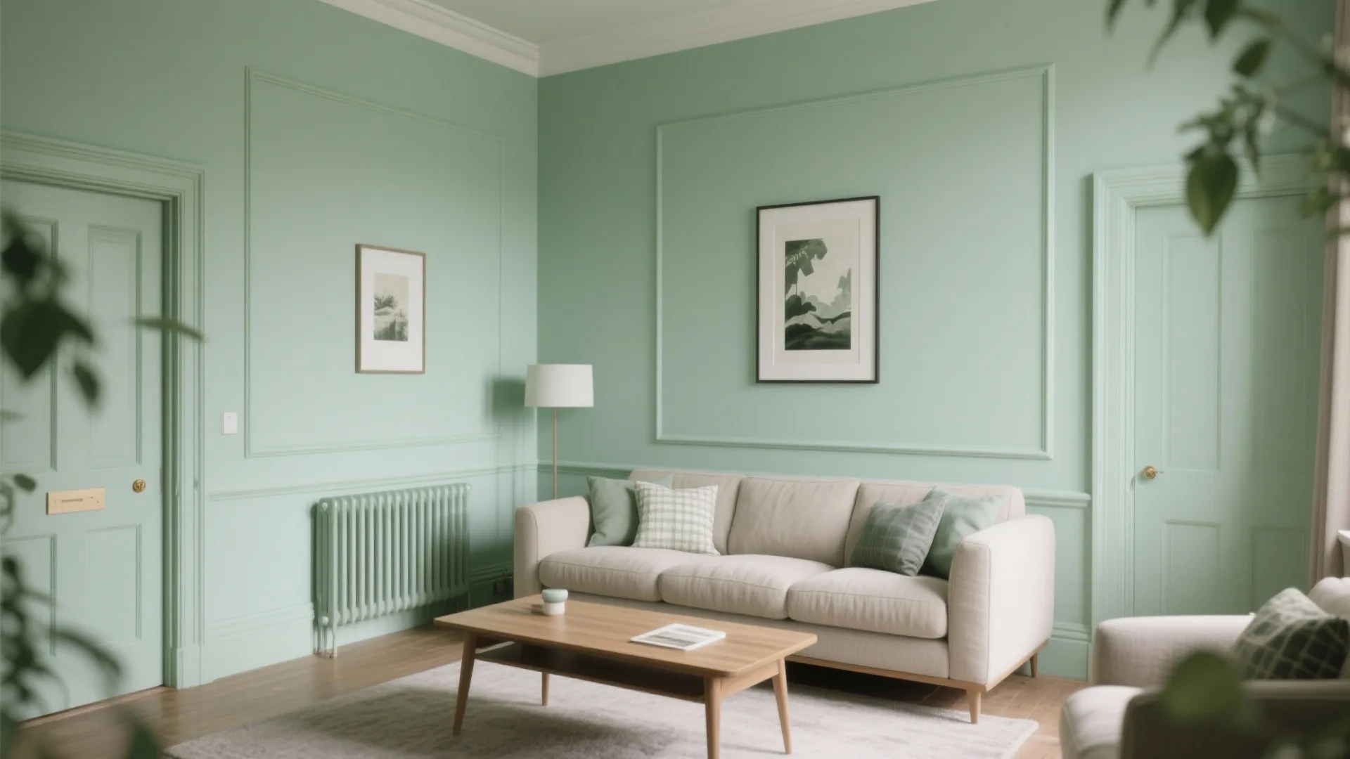 Color Drenching for Small Living Rooms