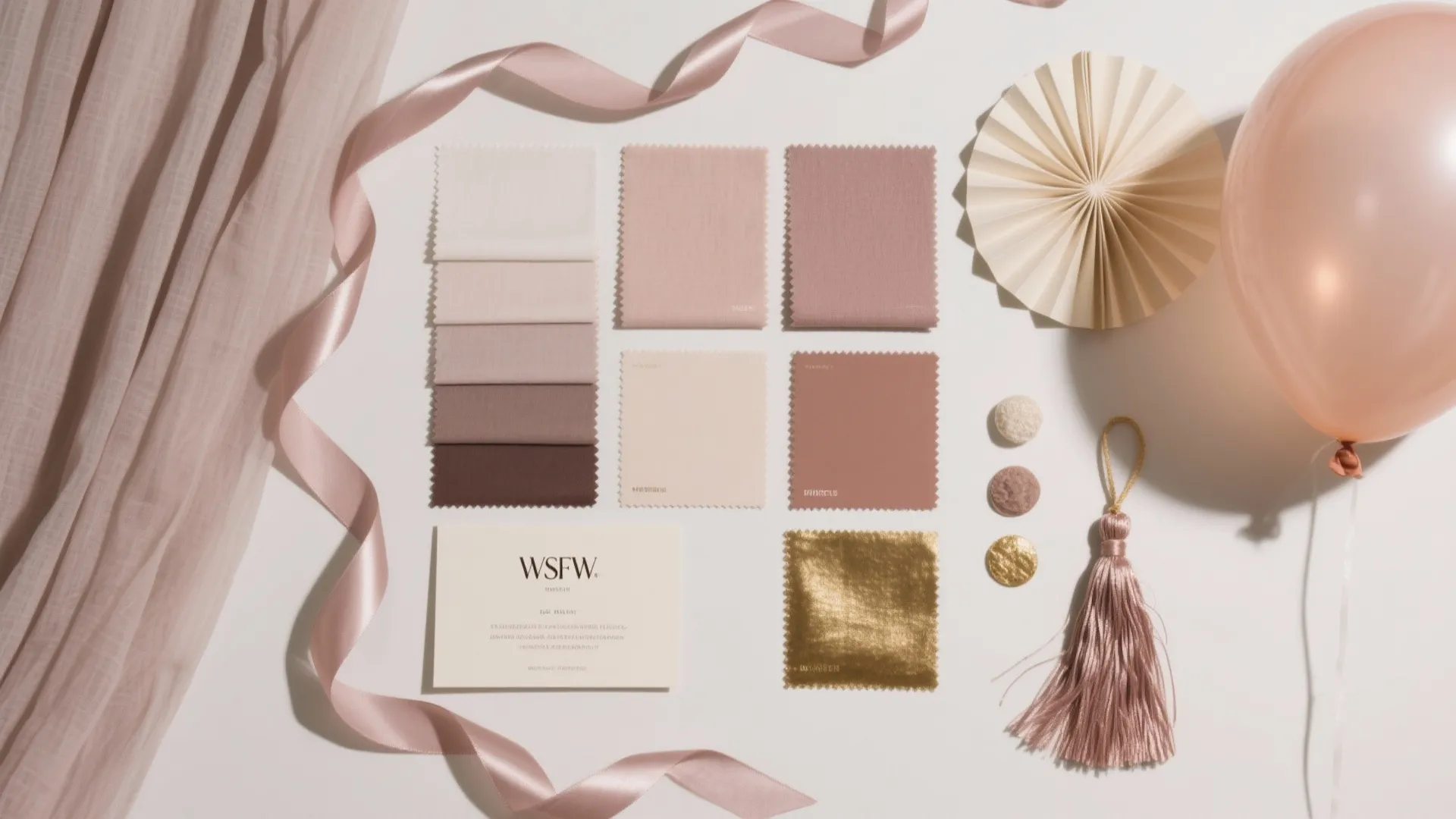 Color Theme + Fabric Swags or Canopy