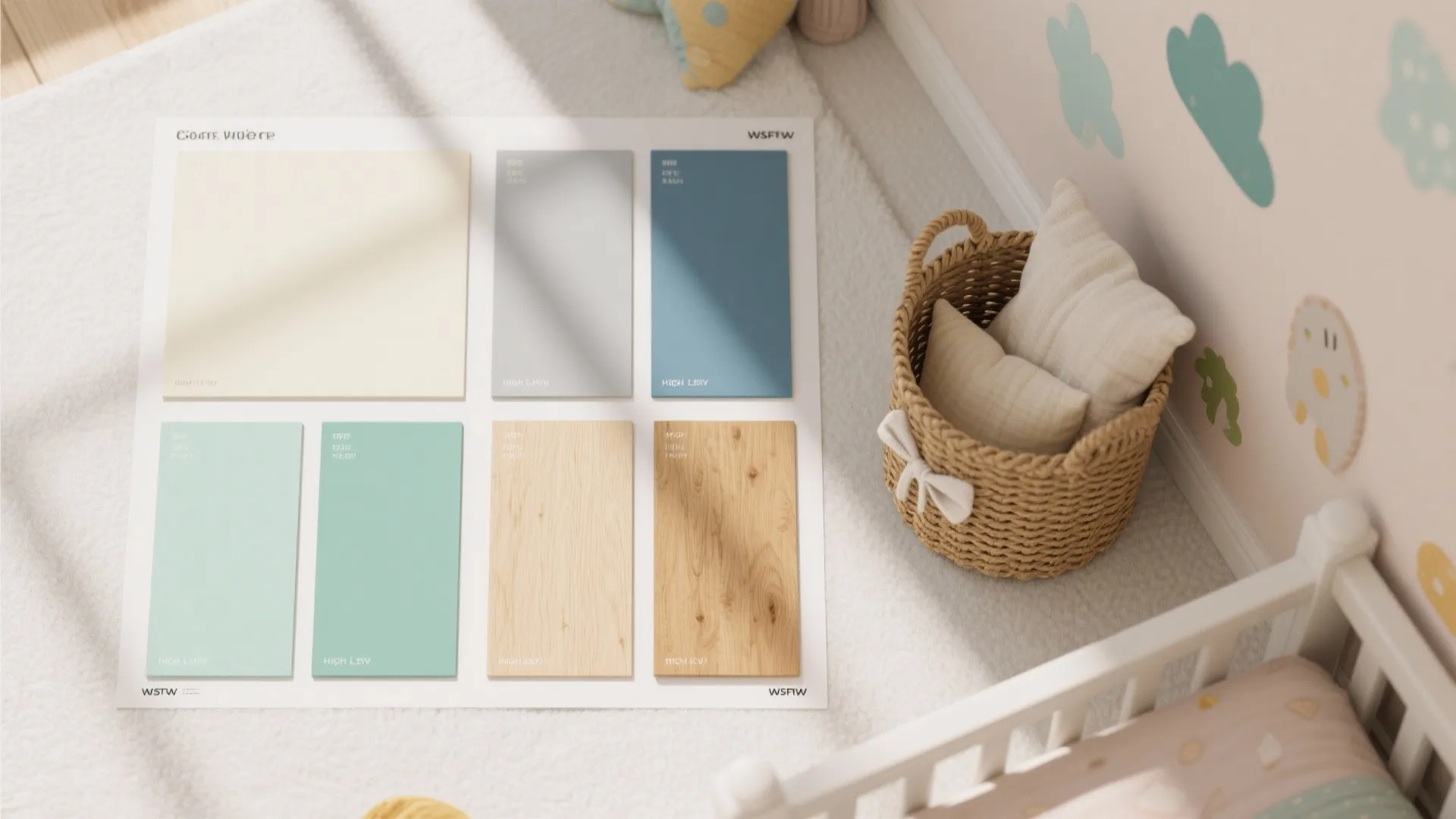 Color zoning and calm neutrals (with playful pops)