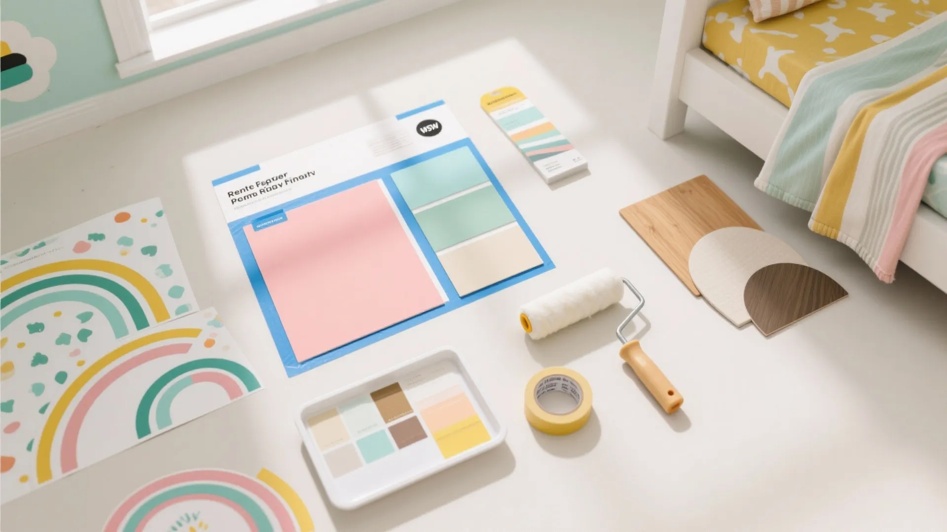 Color Blocking, Murals, and Removable Walls