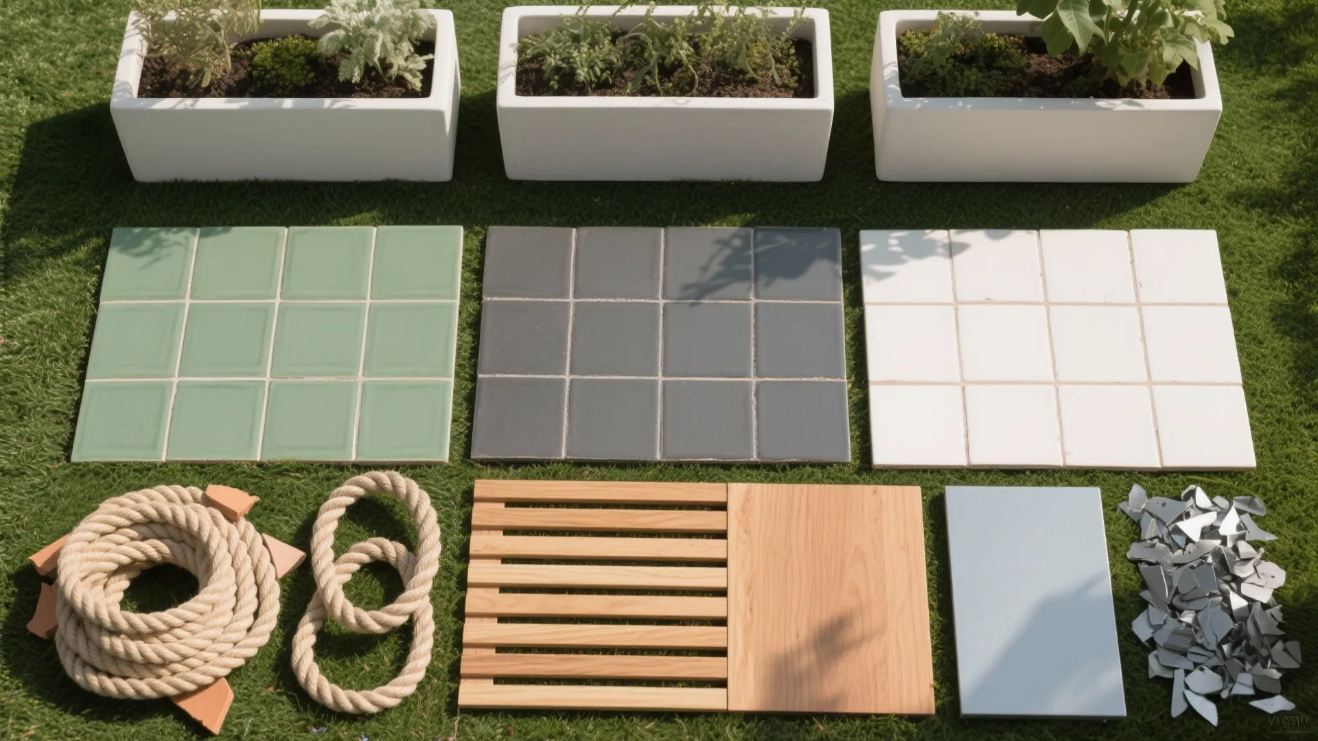 Color-Blocked Pots and Honest Textures