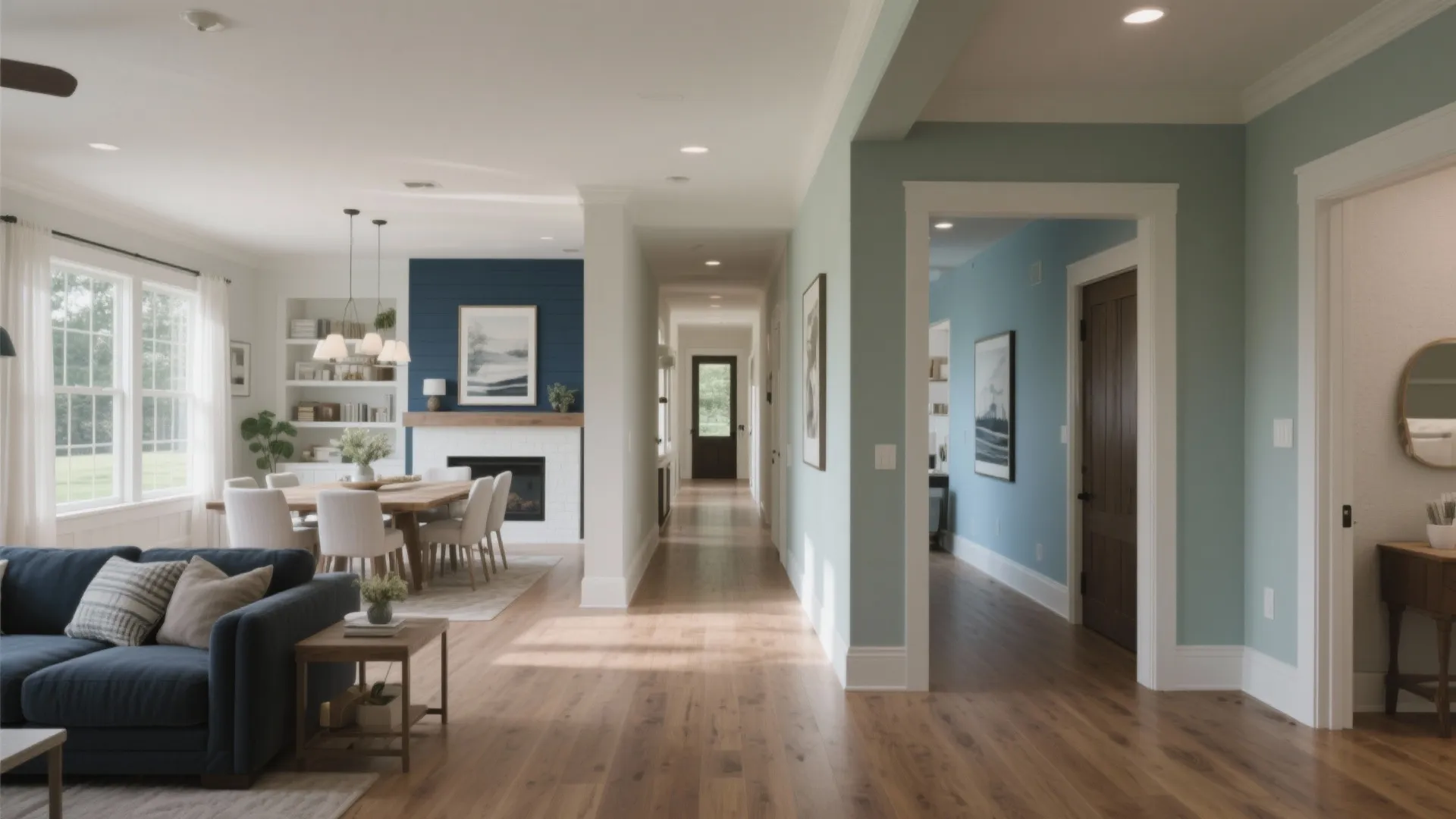 5. Color flow between connected rooms