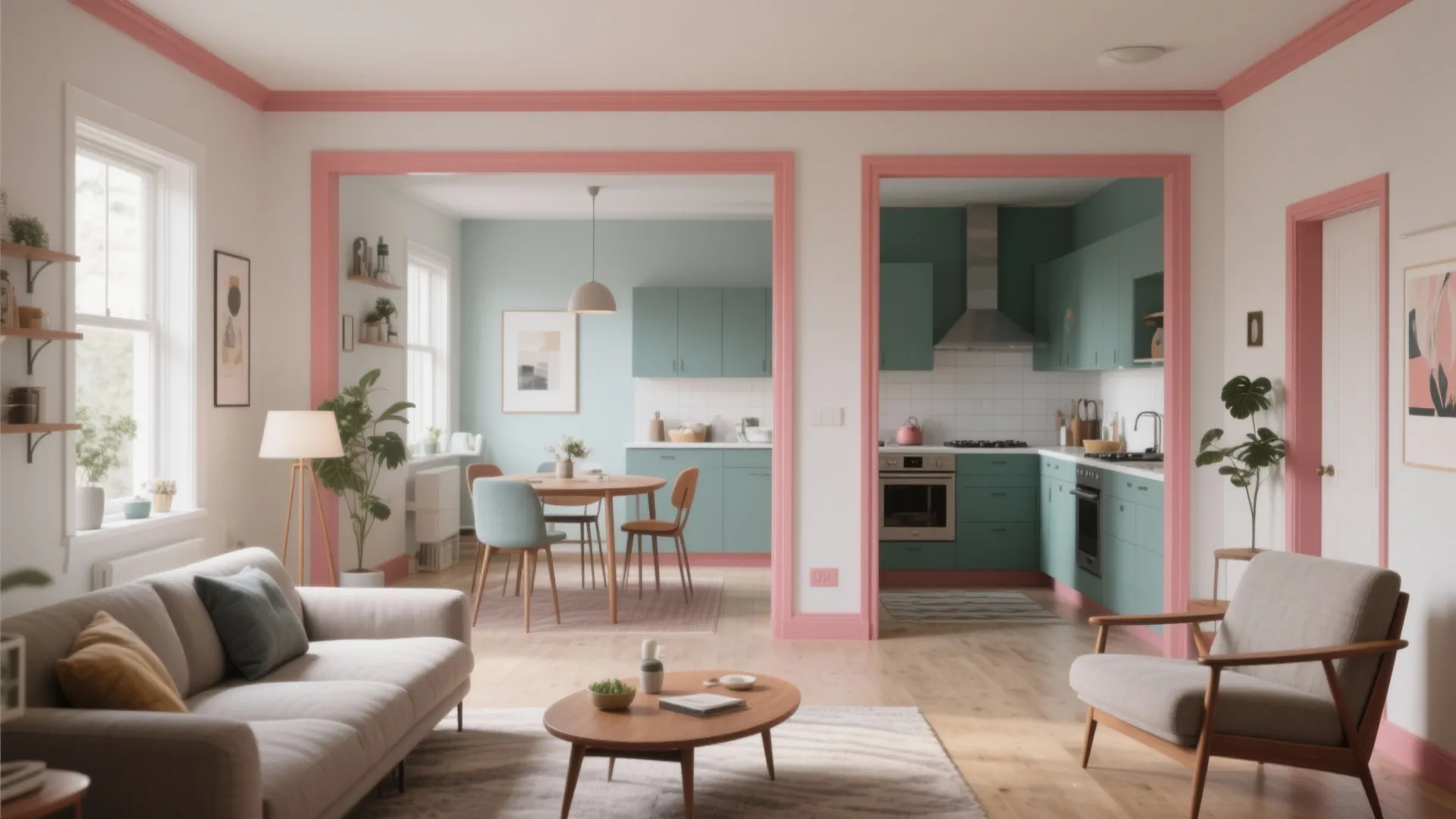 5. Create color flow between connected spaces