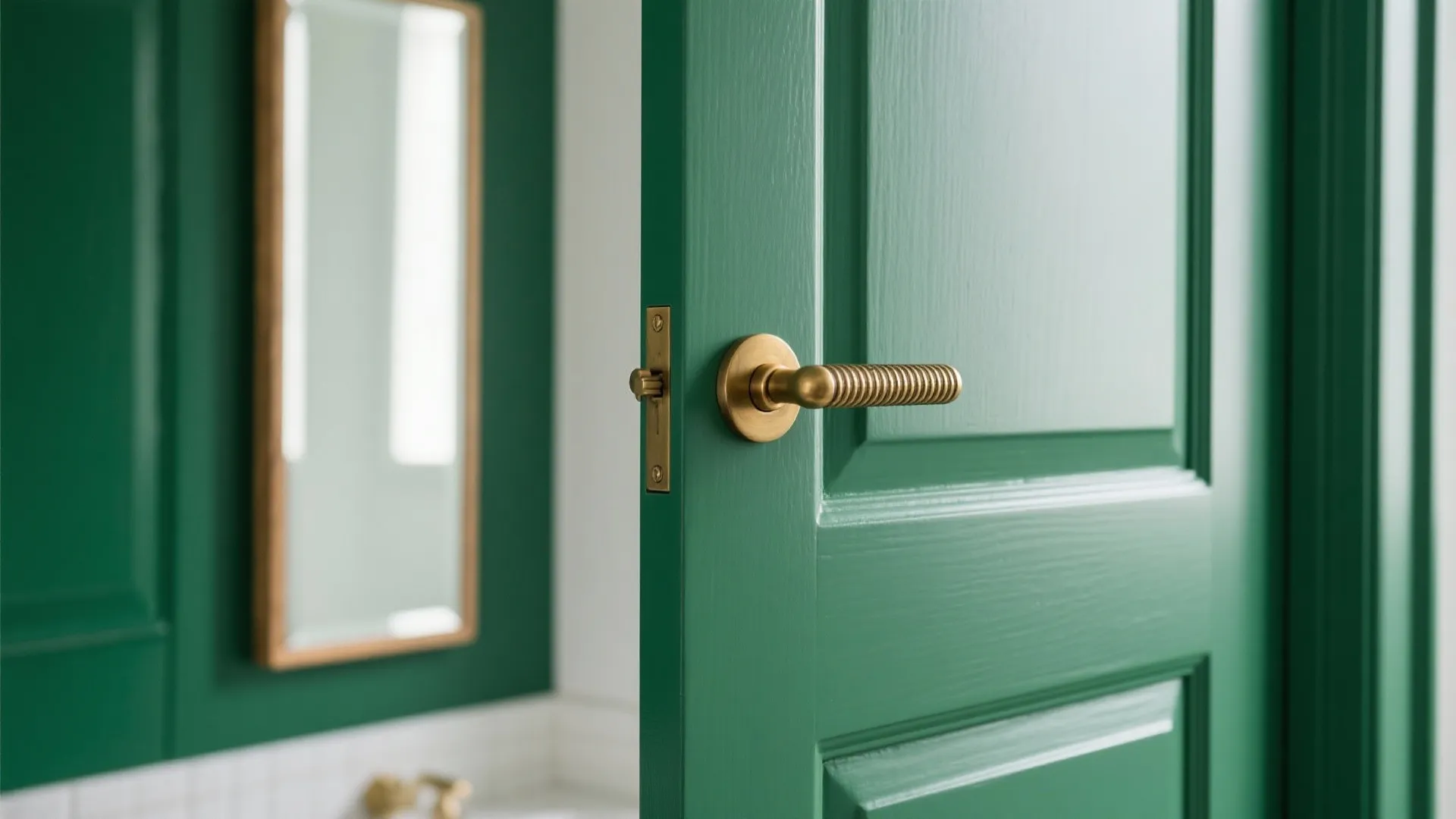 Statement Color, Mirror, and Jewelry-Grade Hardware