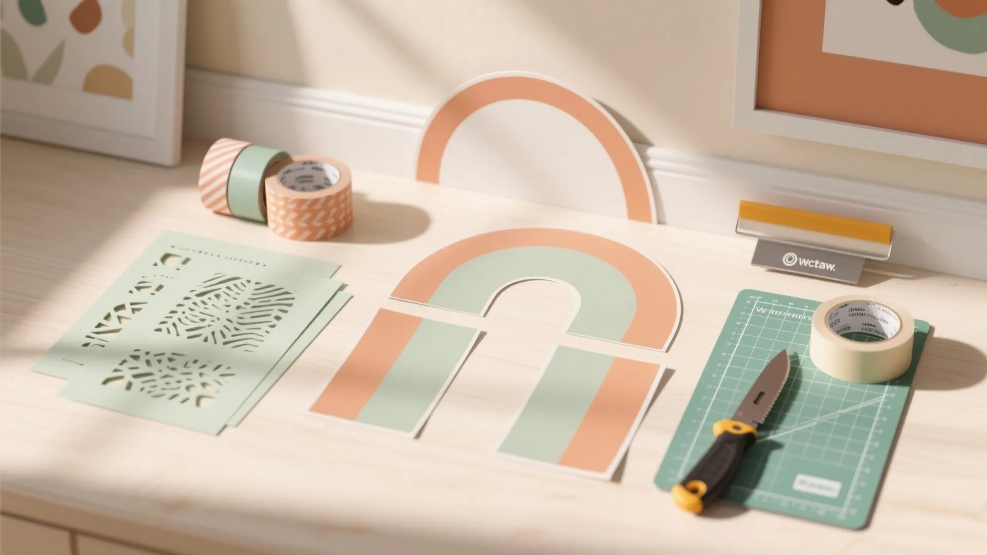 Removable Color and Pattern: Washi Tape, Stencils, and Peel-and-Stick