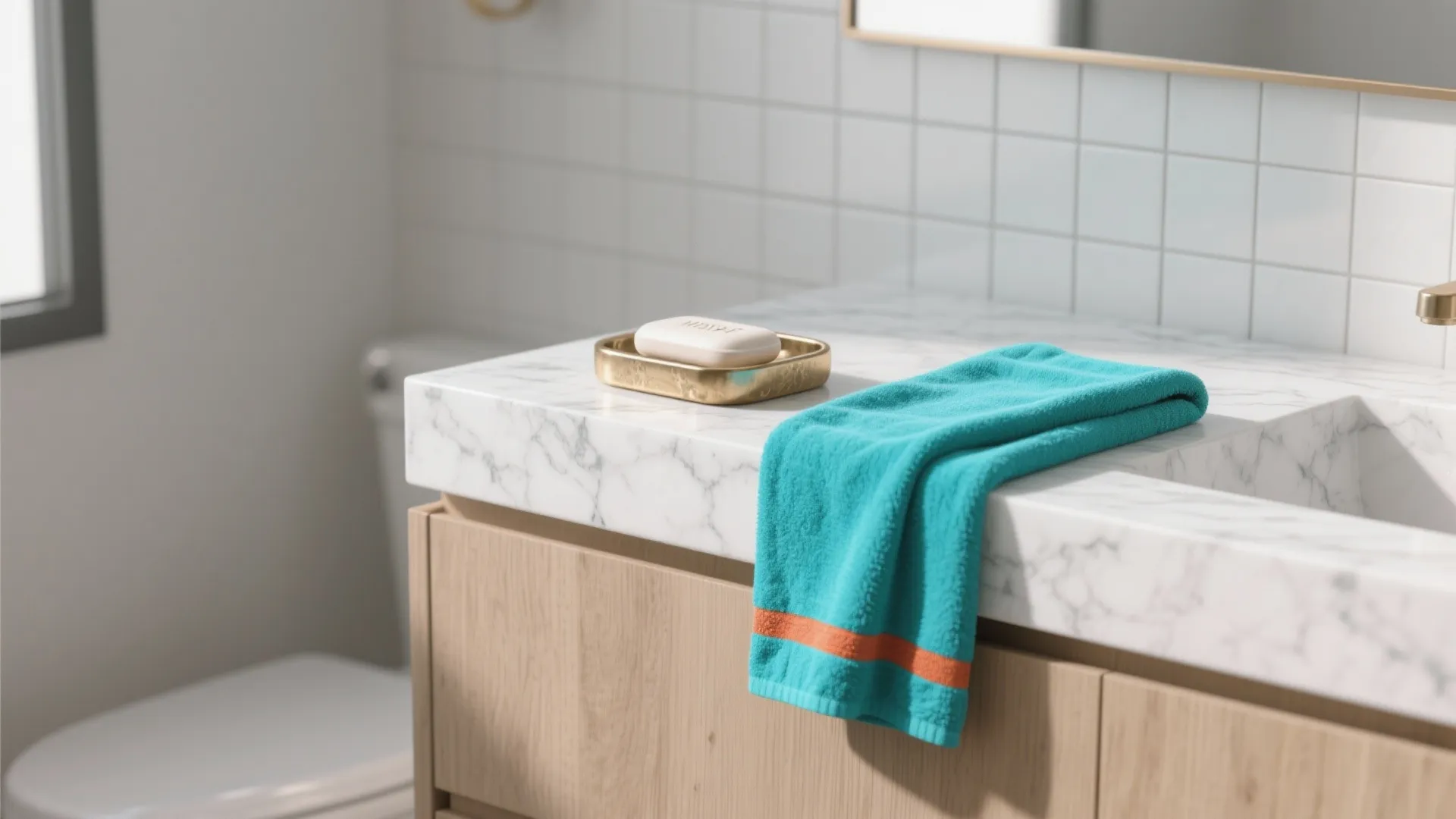 2. Color Pops on Neutral Backdrops