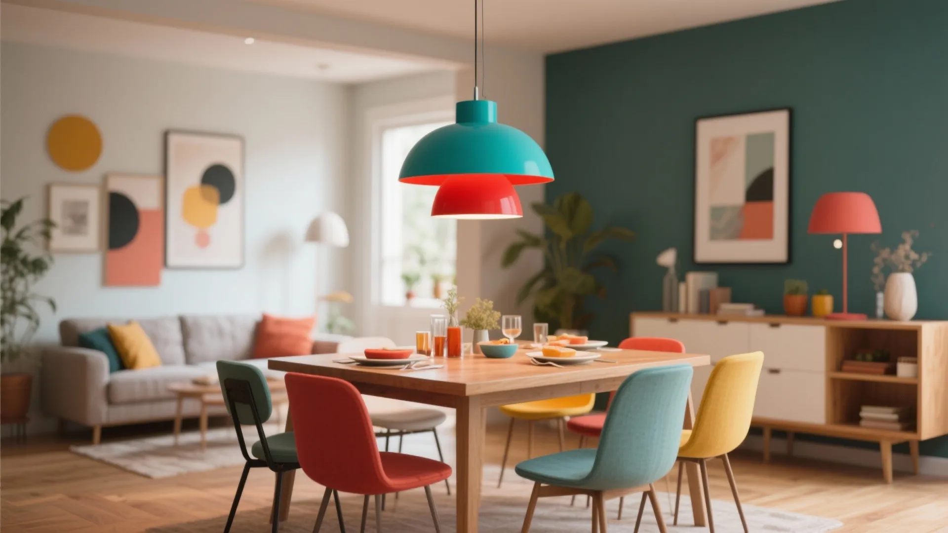 10. Color-Pop Lighting