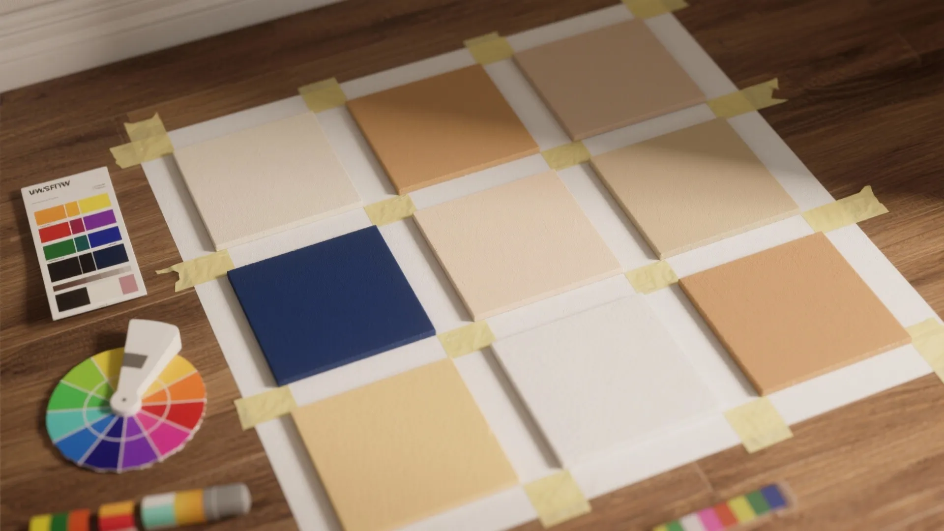 4. Color blocking and sample panels save regret