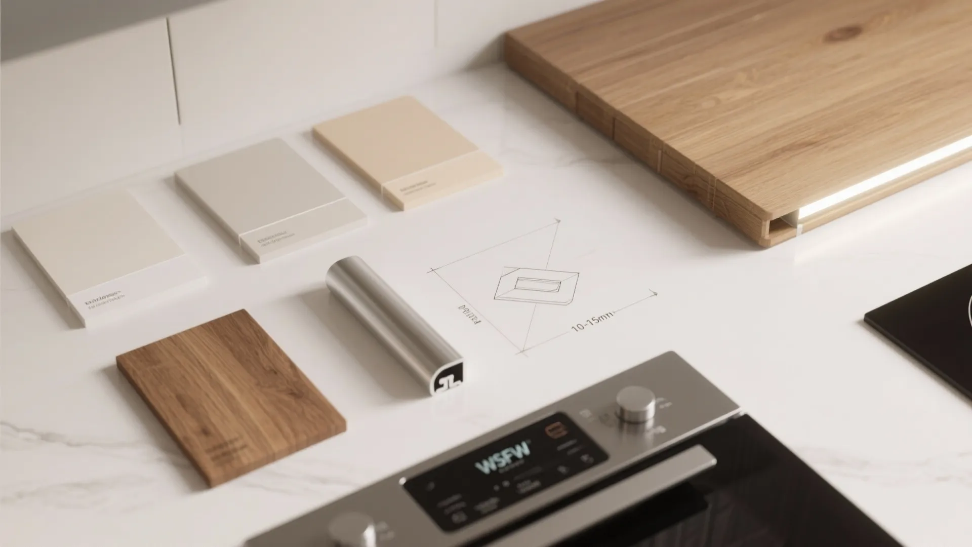 5) Color, sheen, and shadow gaps for a taller feel