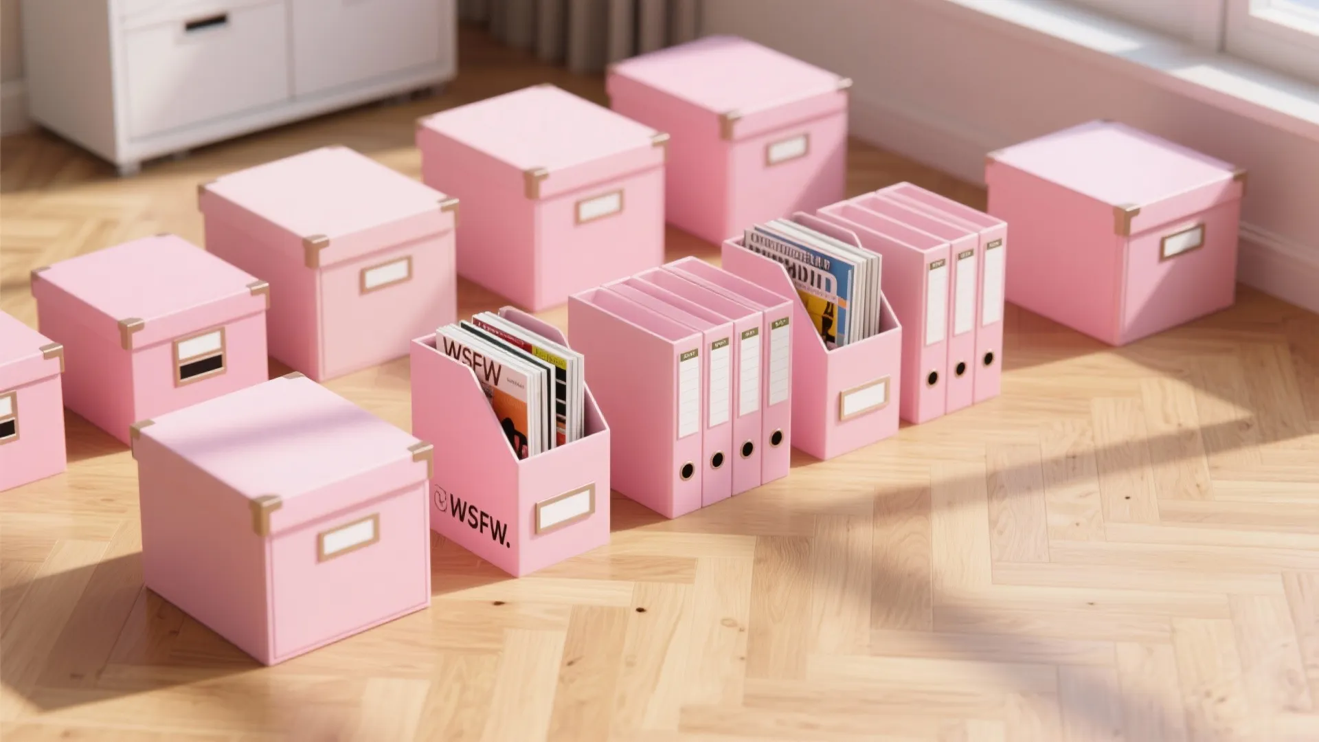 7. Color-Coordinated Storage