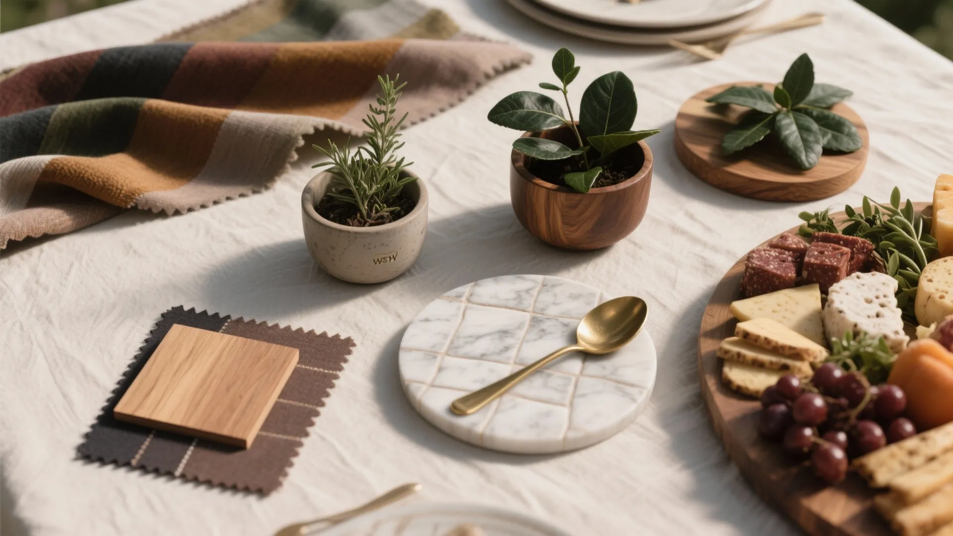 3. Pick a color and texture story