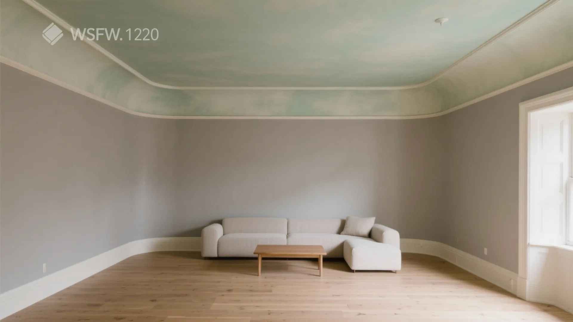 Idea 5: Color-Washed Ceilings and Soft Curves