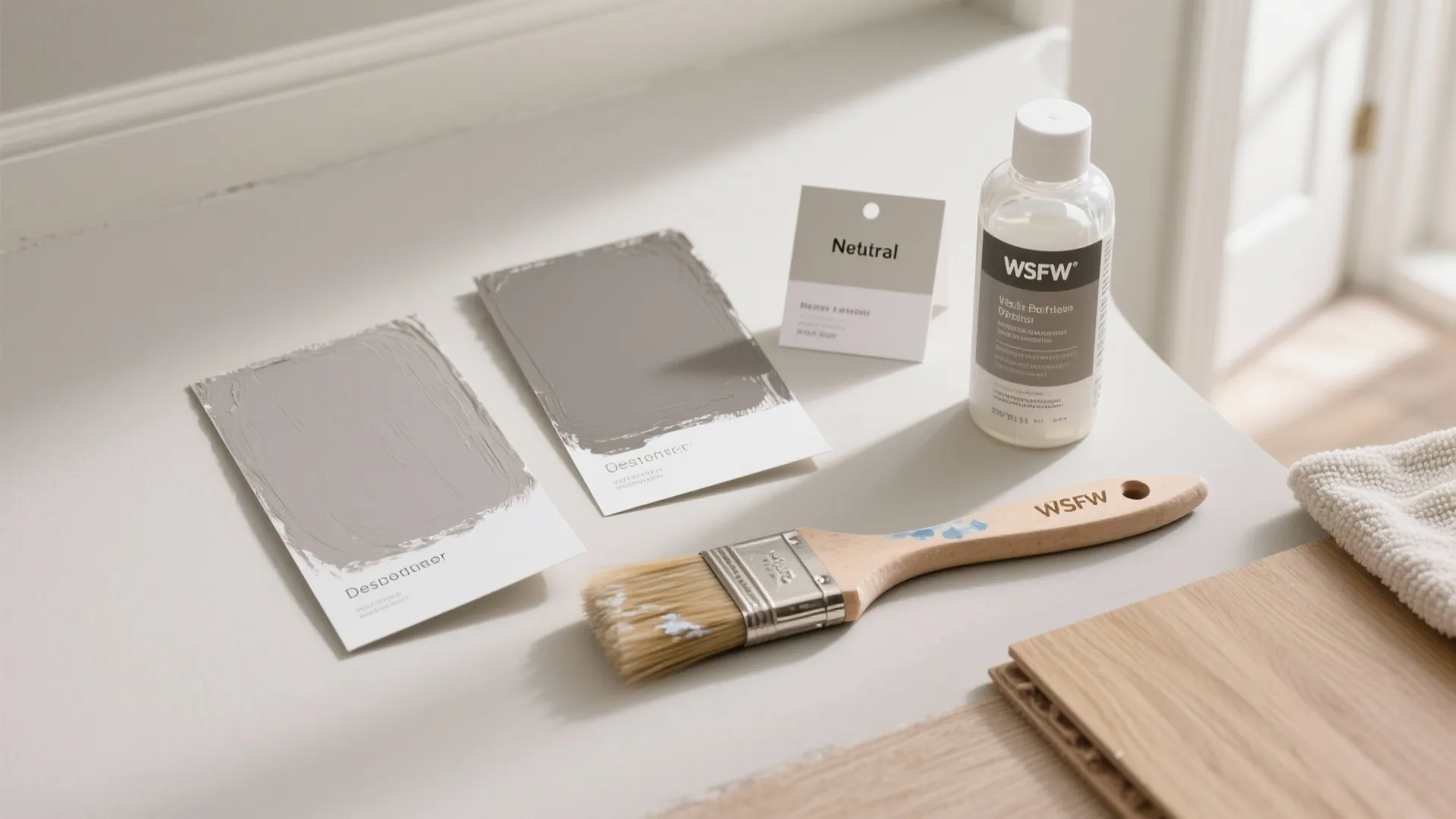 2) Soft color wash with subtle brush movement