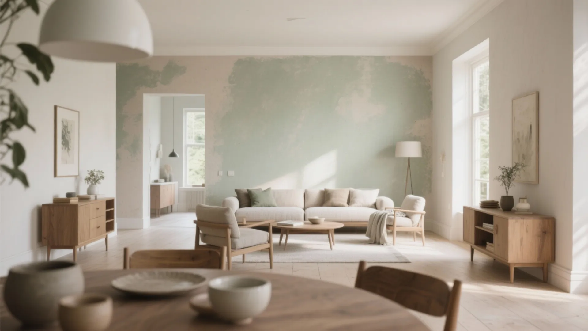 3. Subtle Color Washes for Open Plan Living