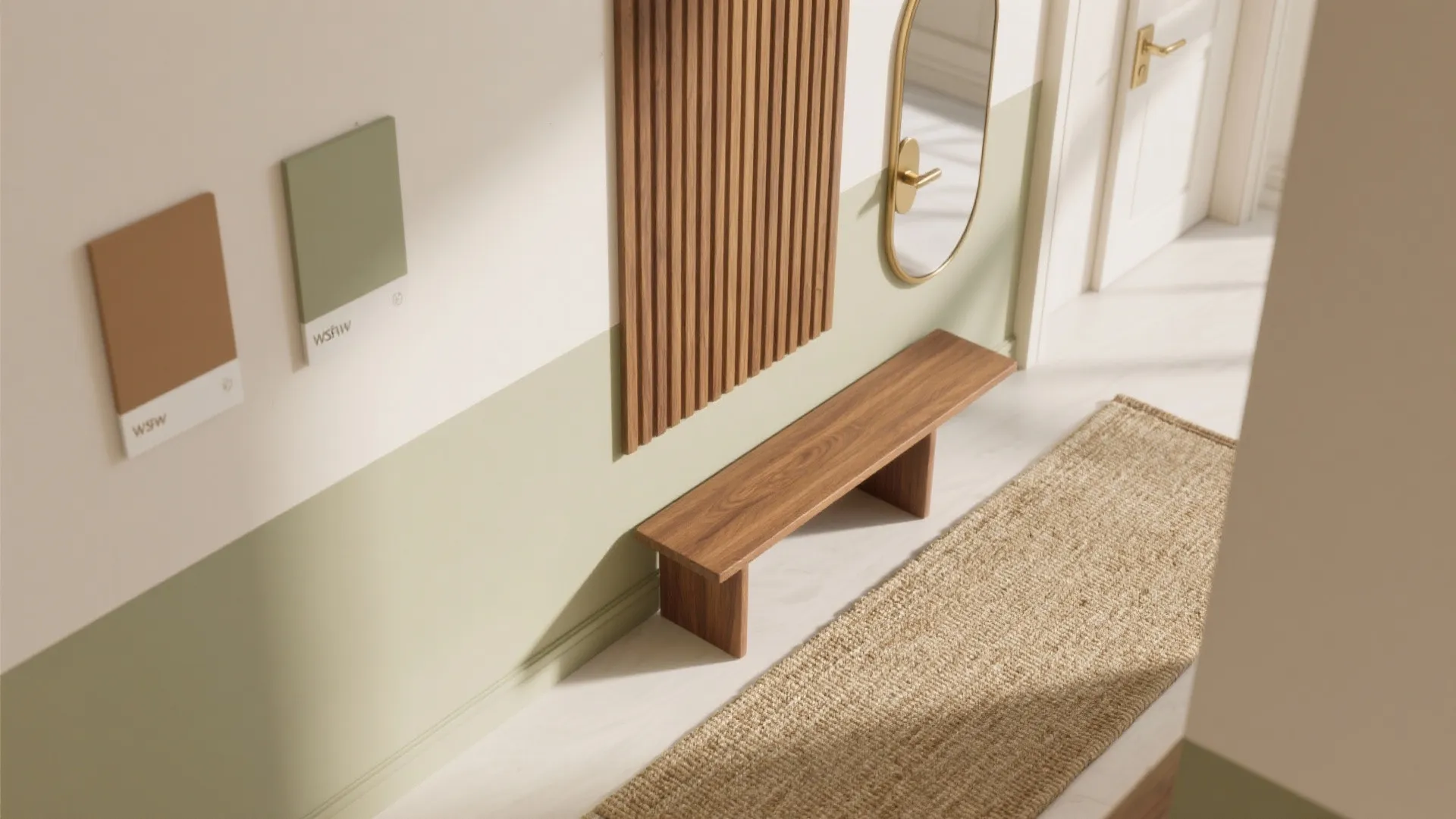 Color Zoning and Wood Warmth to Welcome You In