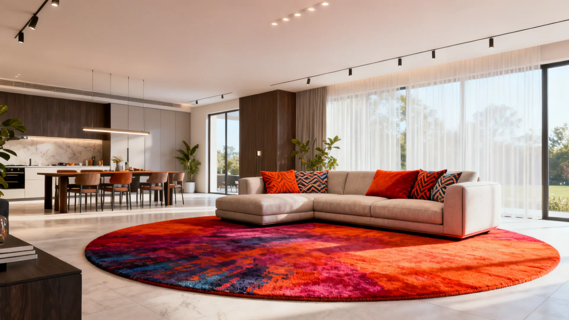 3. Embrace color to define zones