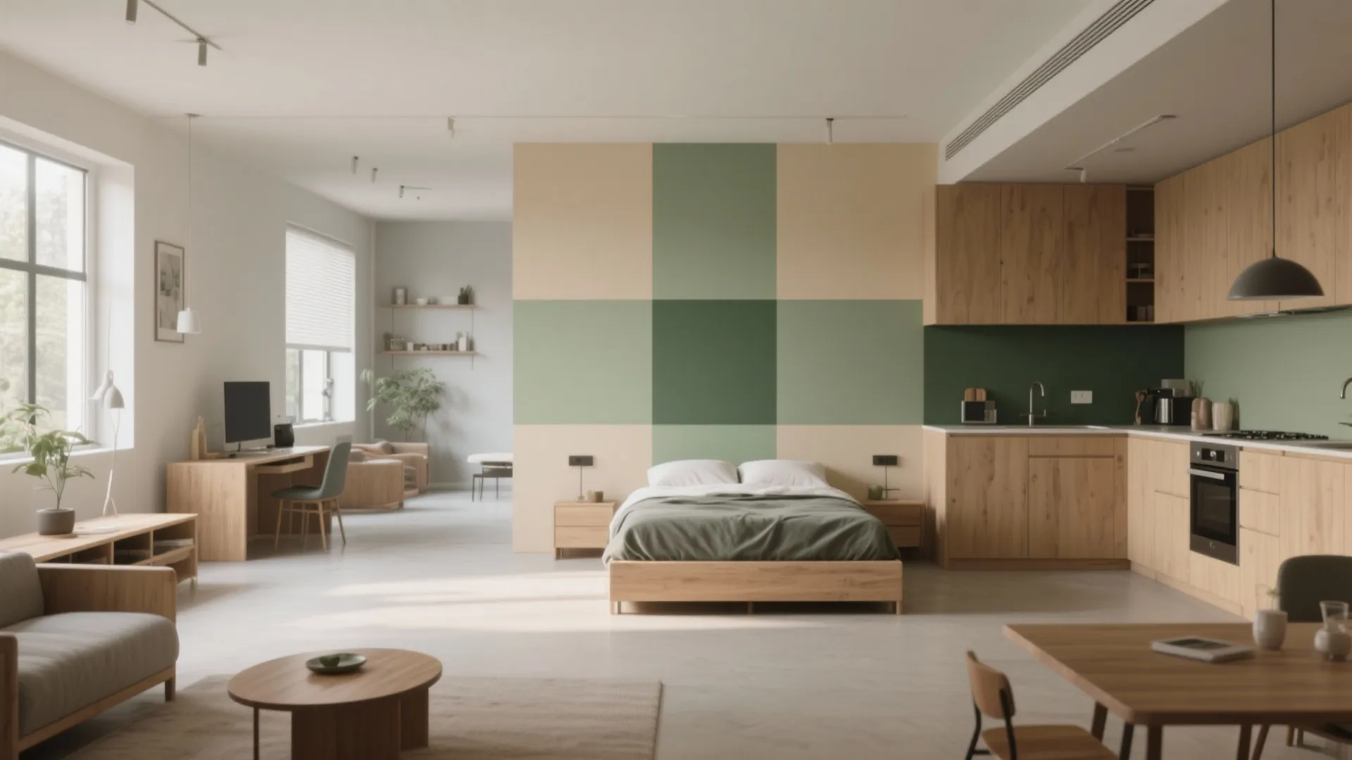 5. Color-Zone an Open Studio with Low-Cost Blocking