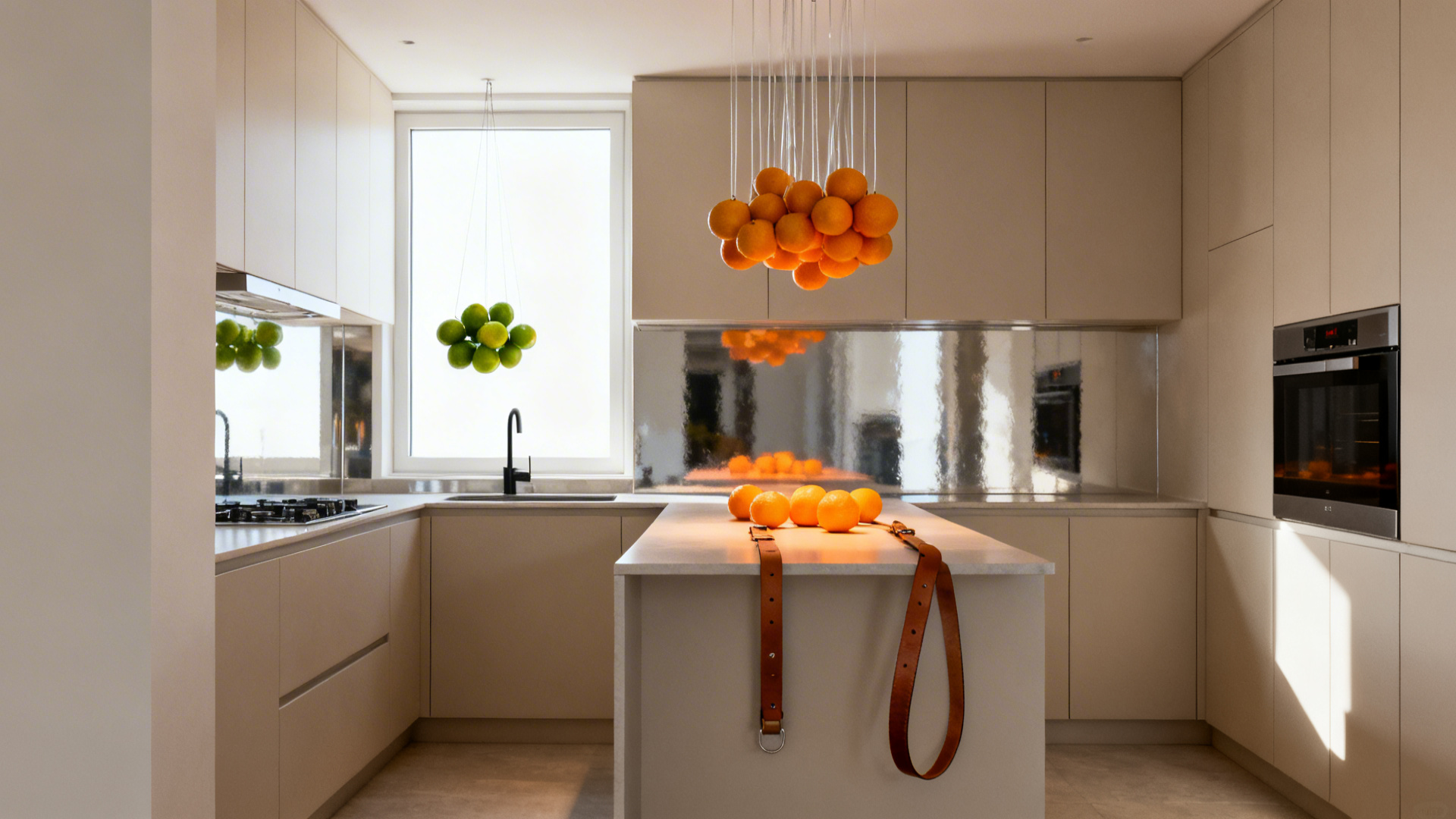 Small Kitchen Feels Cramped? Decor with Hanging Fruit Ideas