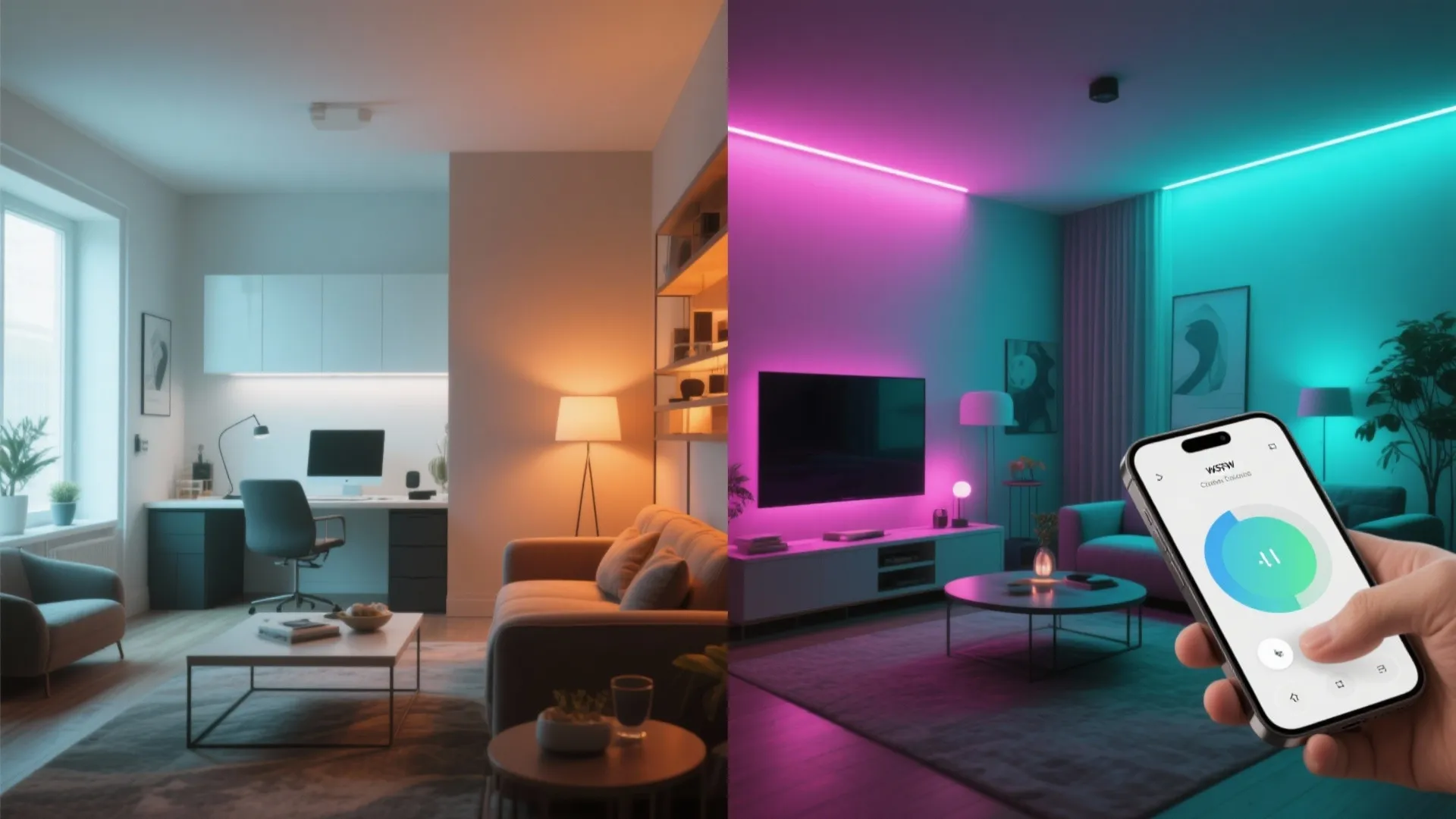 3. Color-Change LEDs for Zoned Mood Control
