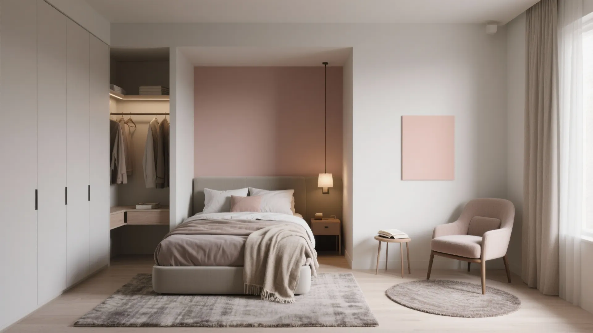 5. Cohesive Color Zones and Mini Nooks