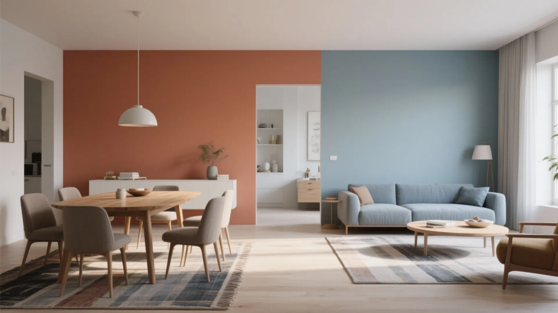 5. Color Zoning for Open Plan — paint as invisible furniture