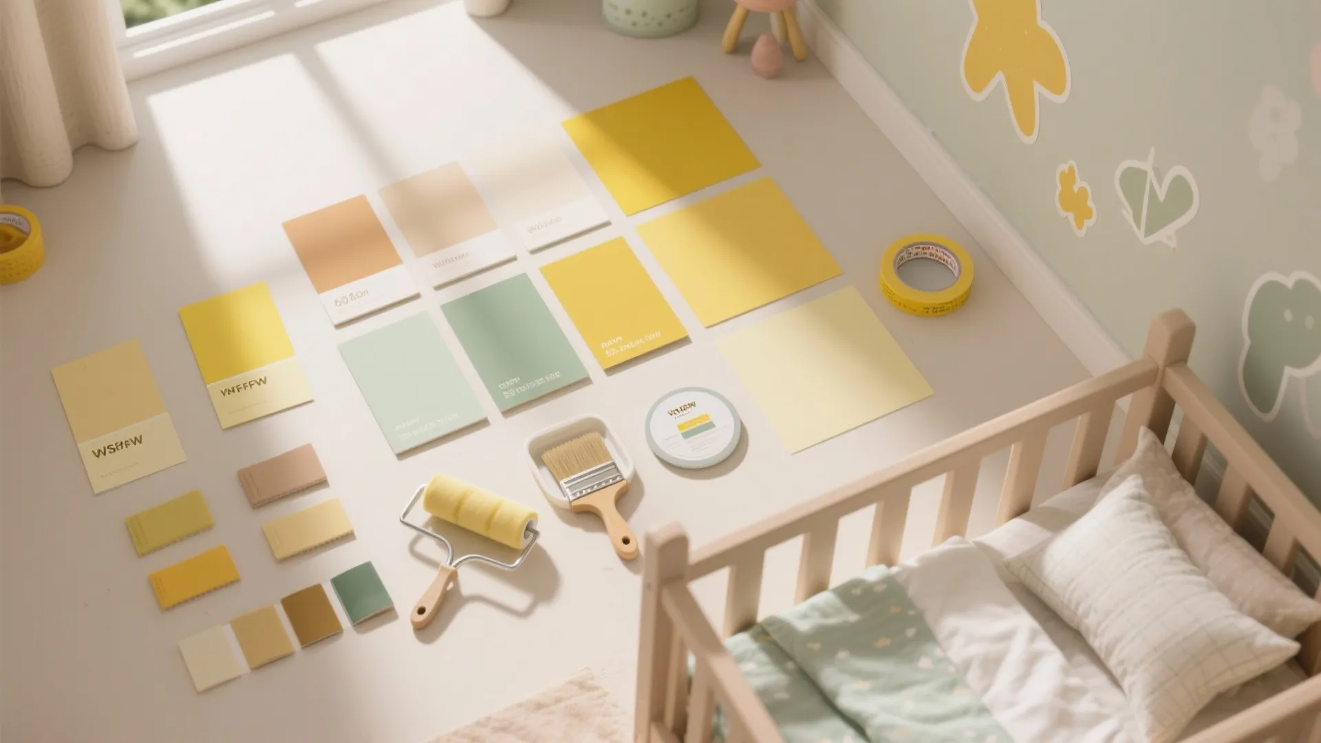 Color zoning and playful walls that guide behavior