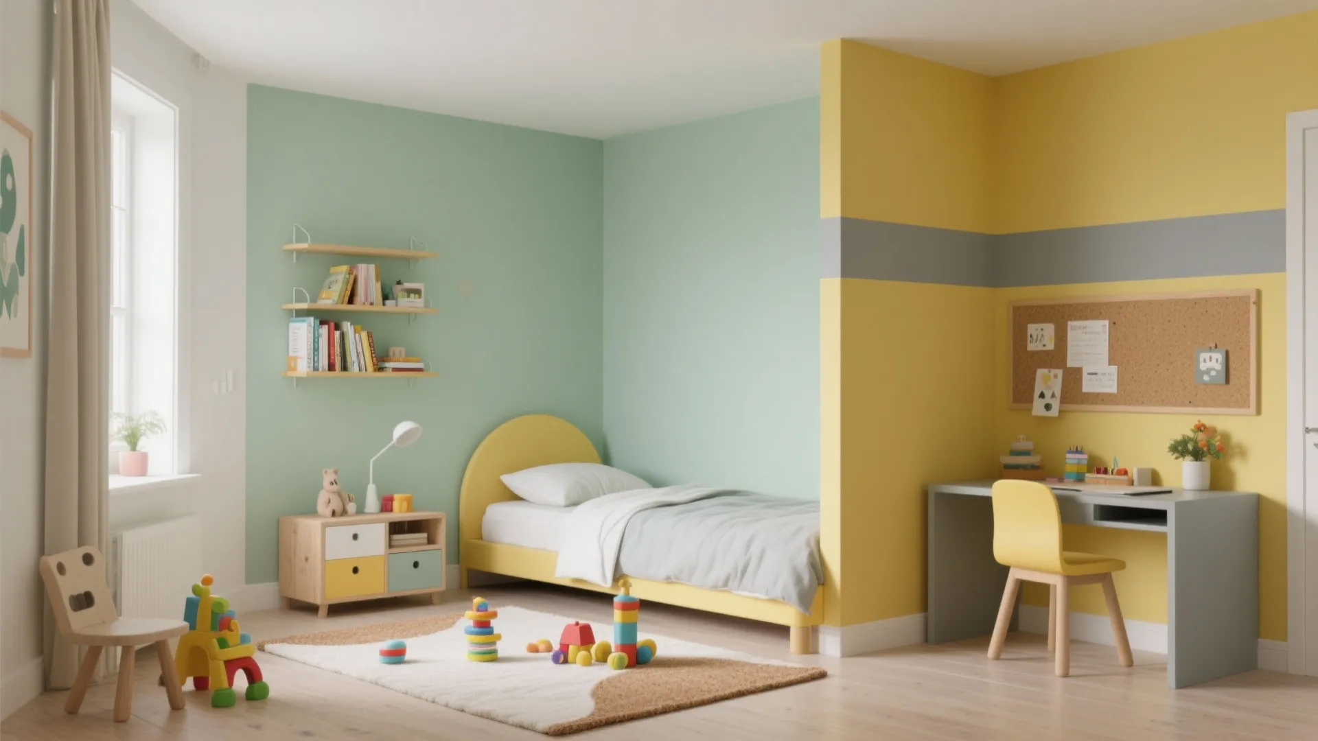 Playful Color Zoning That Grows With Them