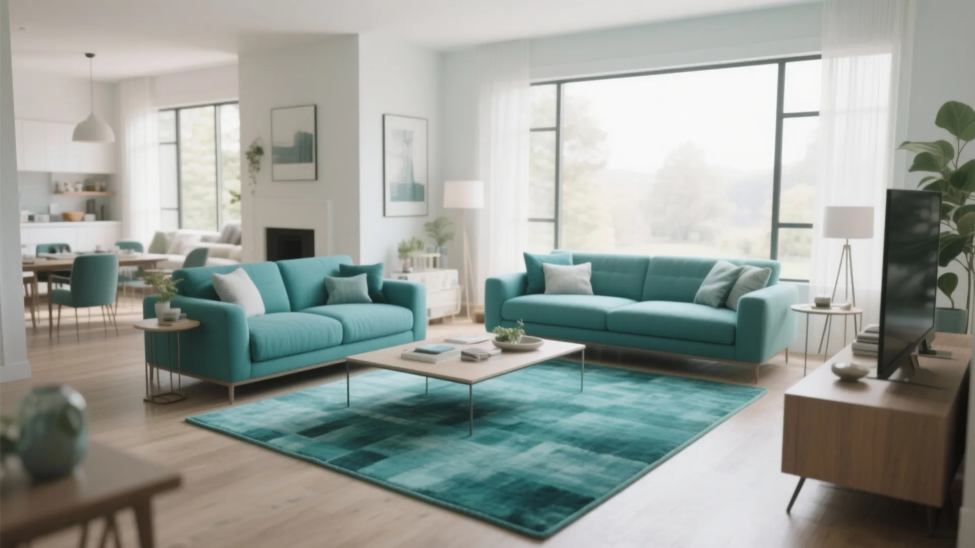 Color Zoning in Open Spaces