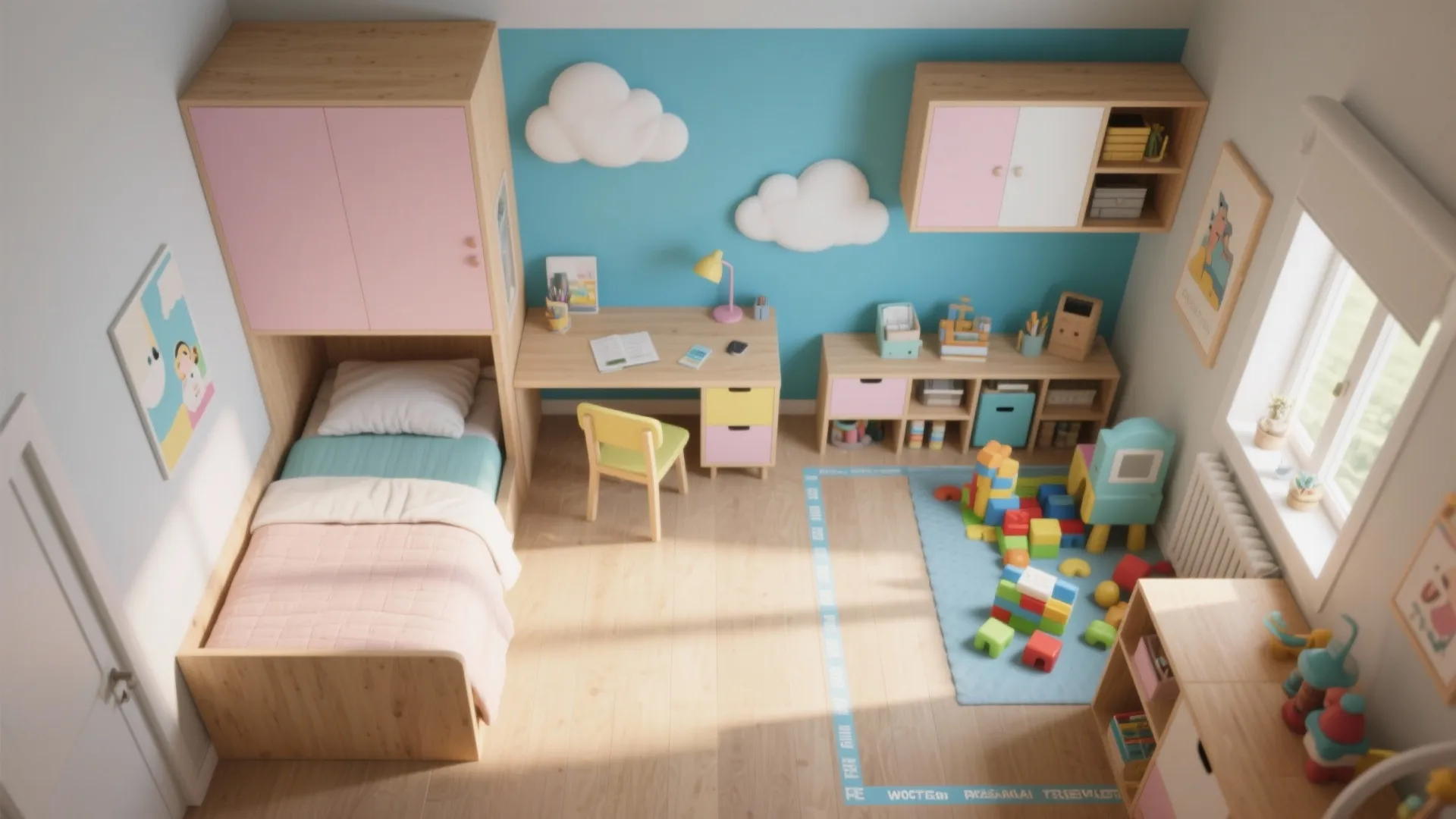 Colour Zoning for Study and Rest