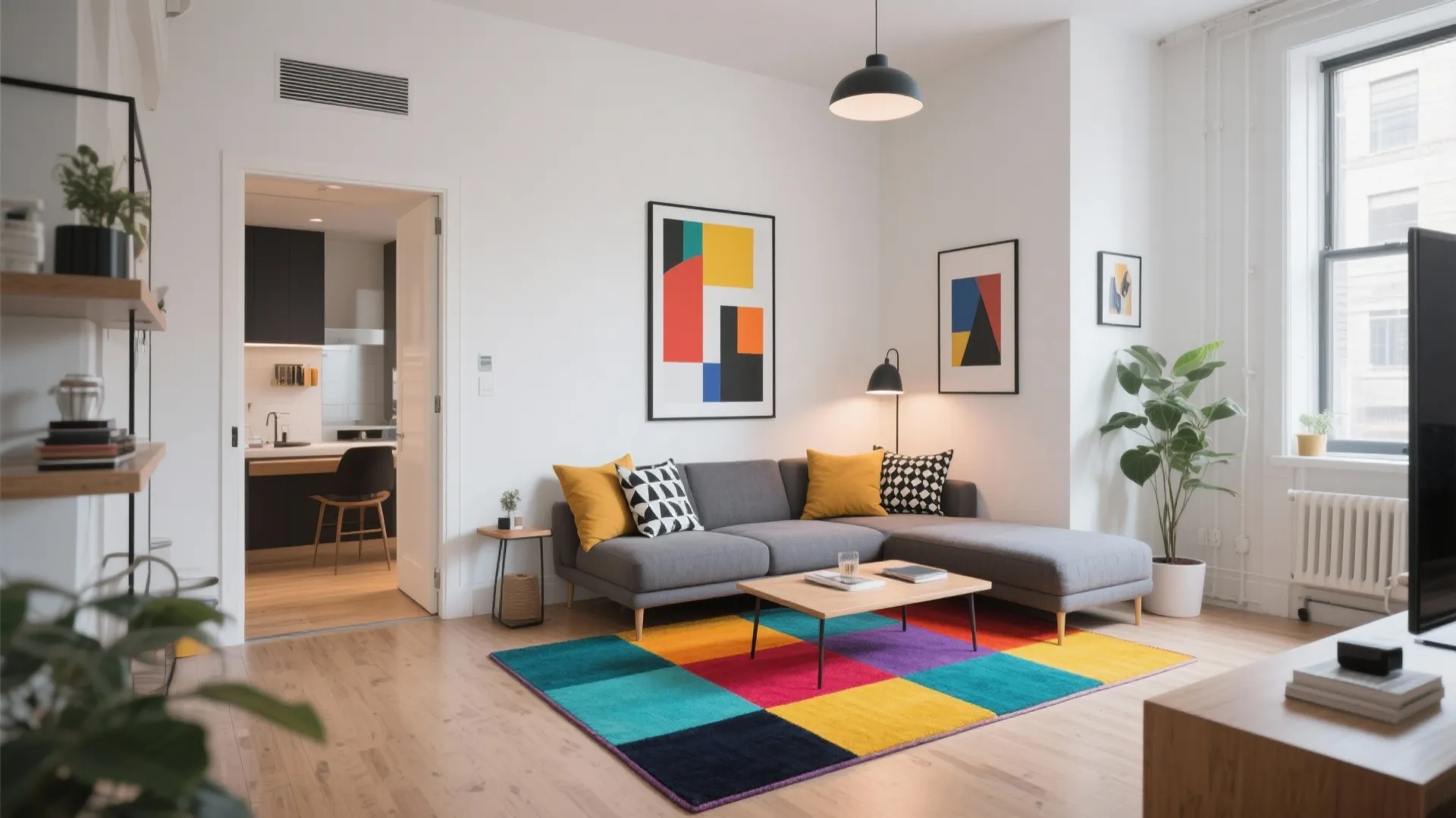 9. Color-Blocked Zones