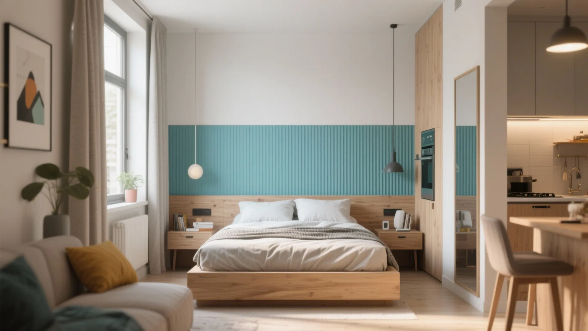 3. Color-block texture accents for playful contrast