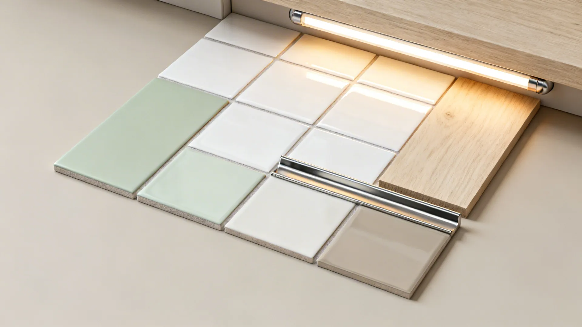 4) Color-Blocked Ceramics to Frame Work Zones