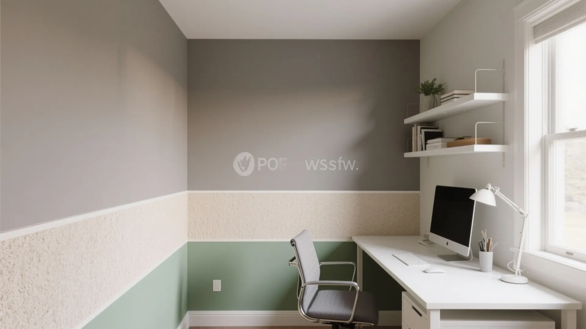 Color-Blocked POP Border with Texture Accents