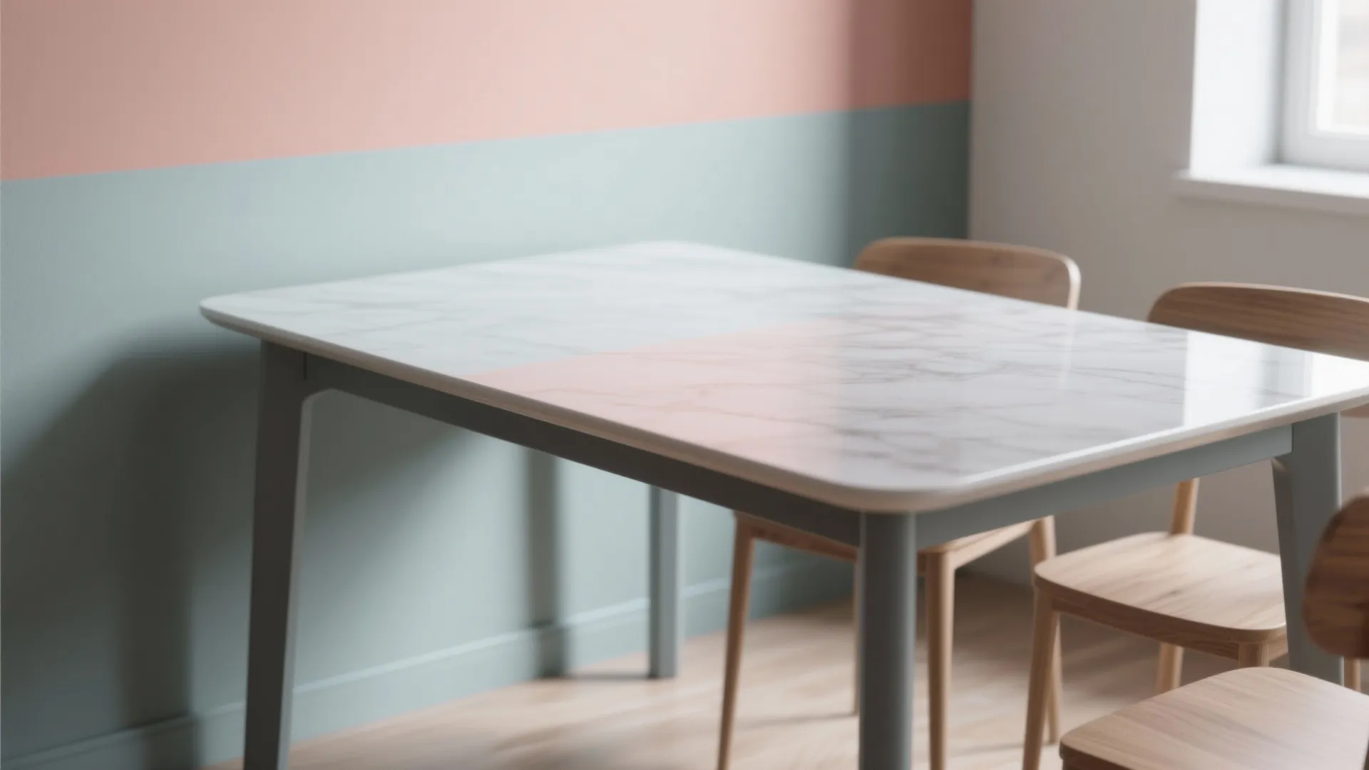 3. Color-Block the Tabletop and Legs