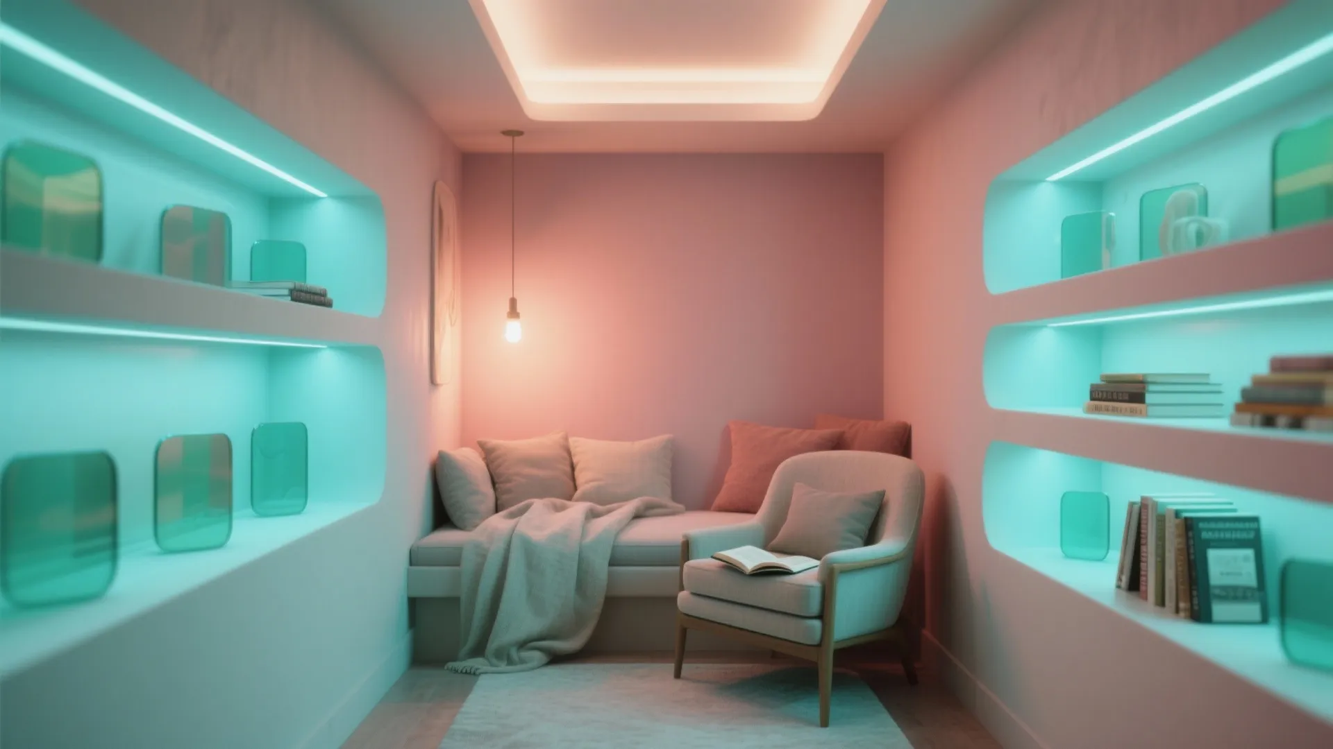 2. Colored glass diffusers for ambient color washes