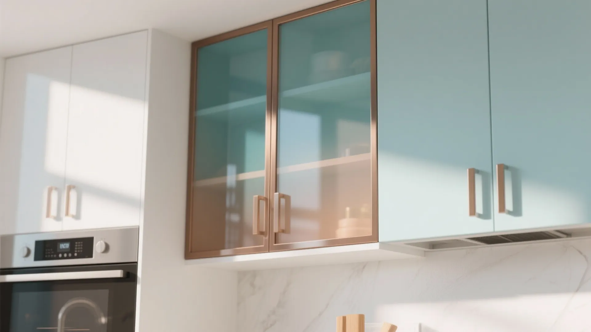 4. Colored Glass Accents