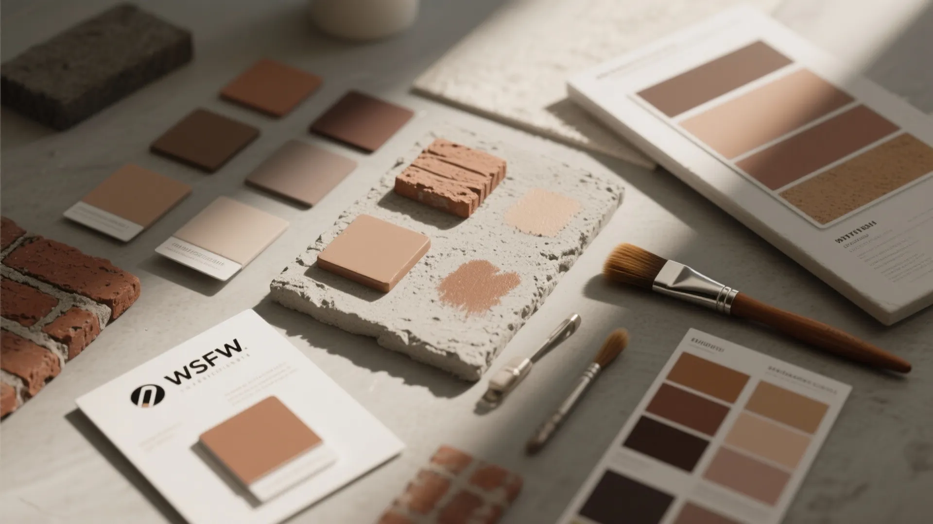 5. Colored Mortar or Subtle Stain