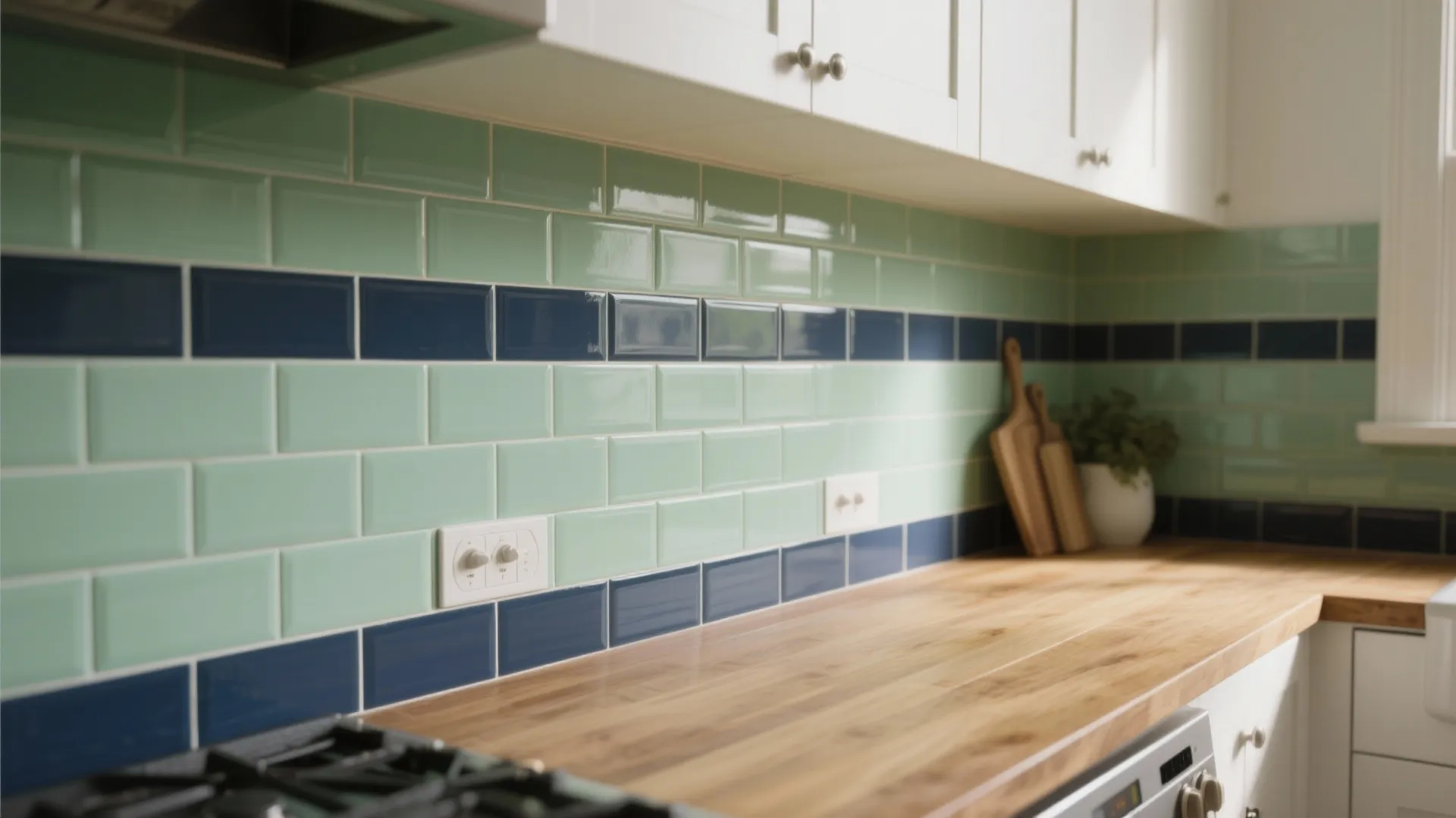 1. Classic Subway Tiles with a Twist