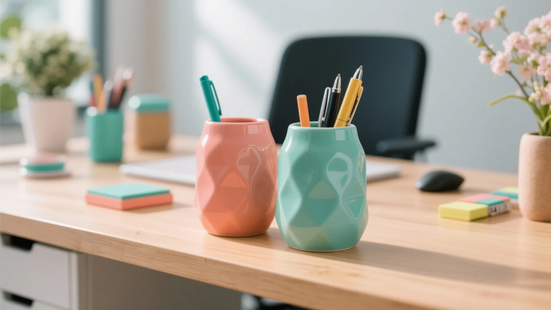 6. Swap Out Desk Accessories