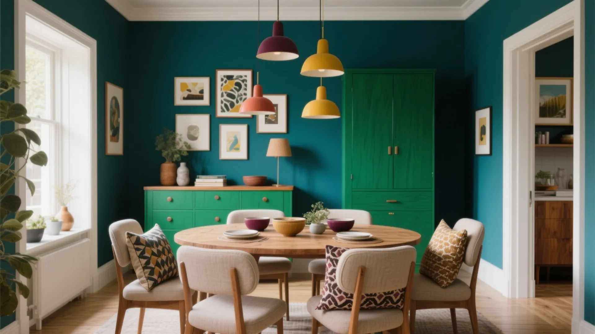 Colorful Dining Room Ideas: 5 Bright Inspirations: Playful palettes and practical tips to make your dining room pop — even in a tiny nook