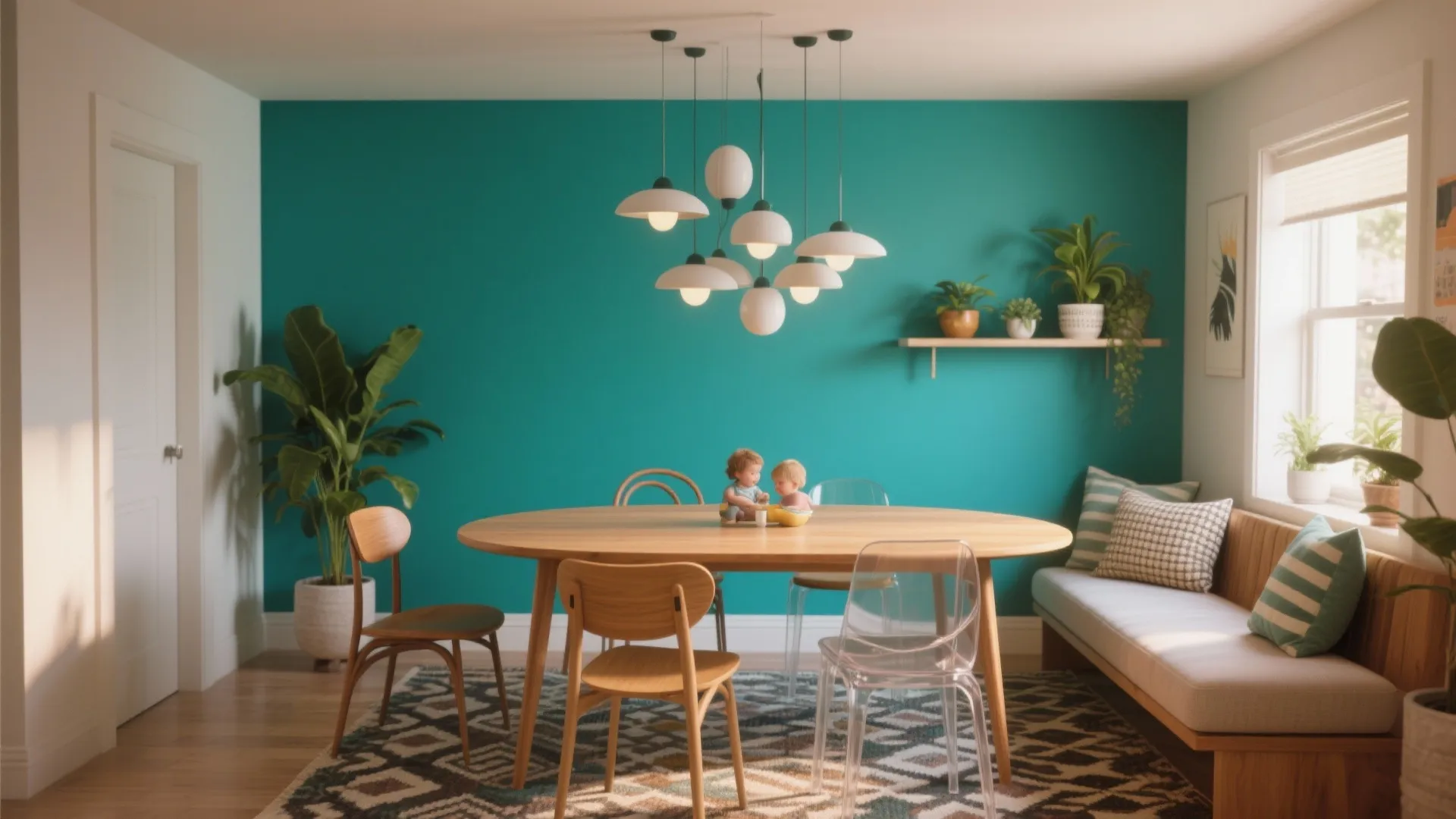 5 Colorful Modern Dining Room Ideas: Fresh, playful and functional dining room inspirations for small and large spaces