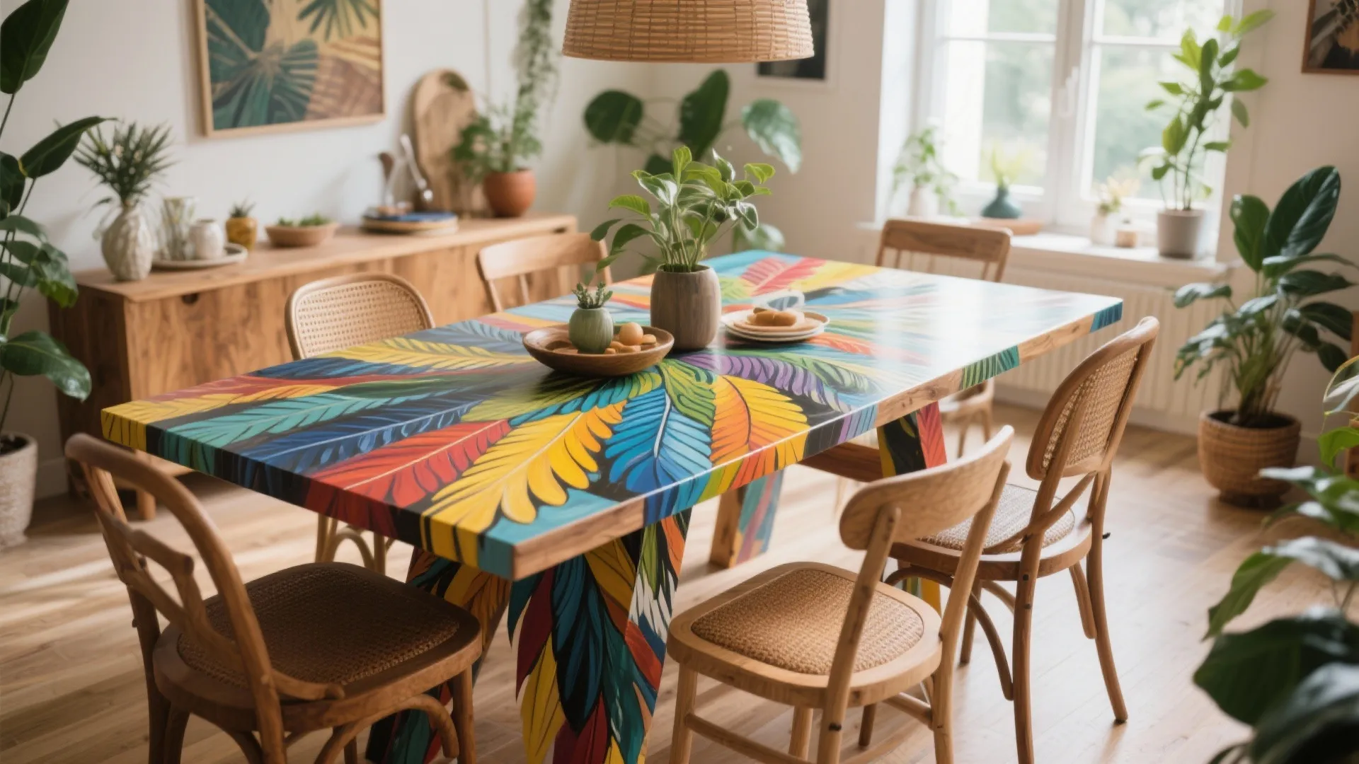 10 Painting Dining Table Ideas You’ll Love: Creative dining table painting tips from my 10 years of design experience