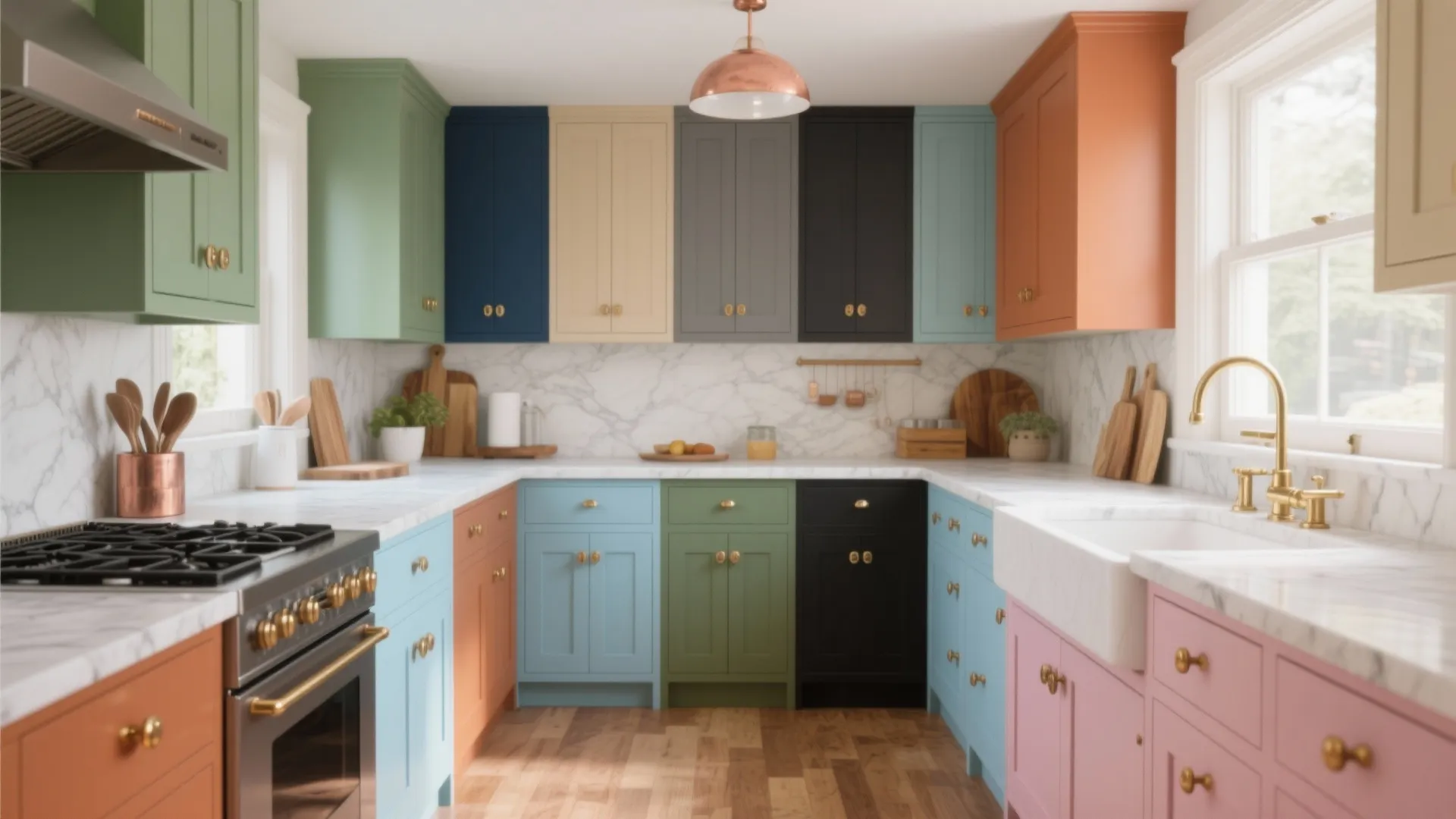 10 Painted Kitchen Cabinet Color Ideas: Creative Color Inspirations for a Stunning Kitchen Makeover