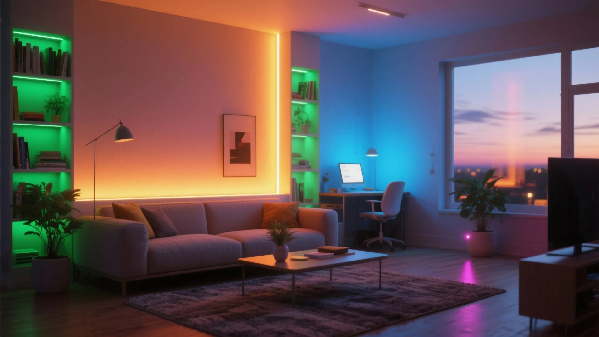 Colorful Room Lighting: 5 Bright Ideas: How to use colorful room lighting to transform small spaces — five practical inspirations from a pro