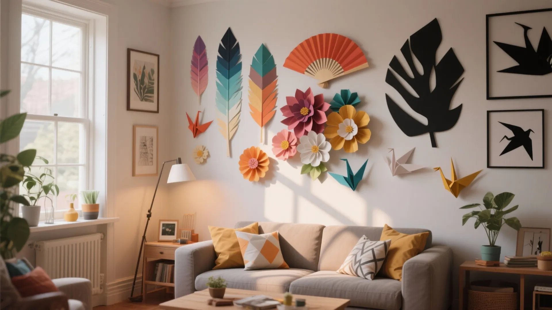 5 Creative Colour Paper Wall Hanging Craft Ideas: Transform Your Home Decor with Paper Wall Hanging Inspirations